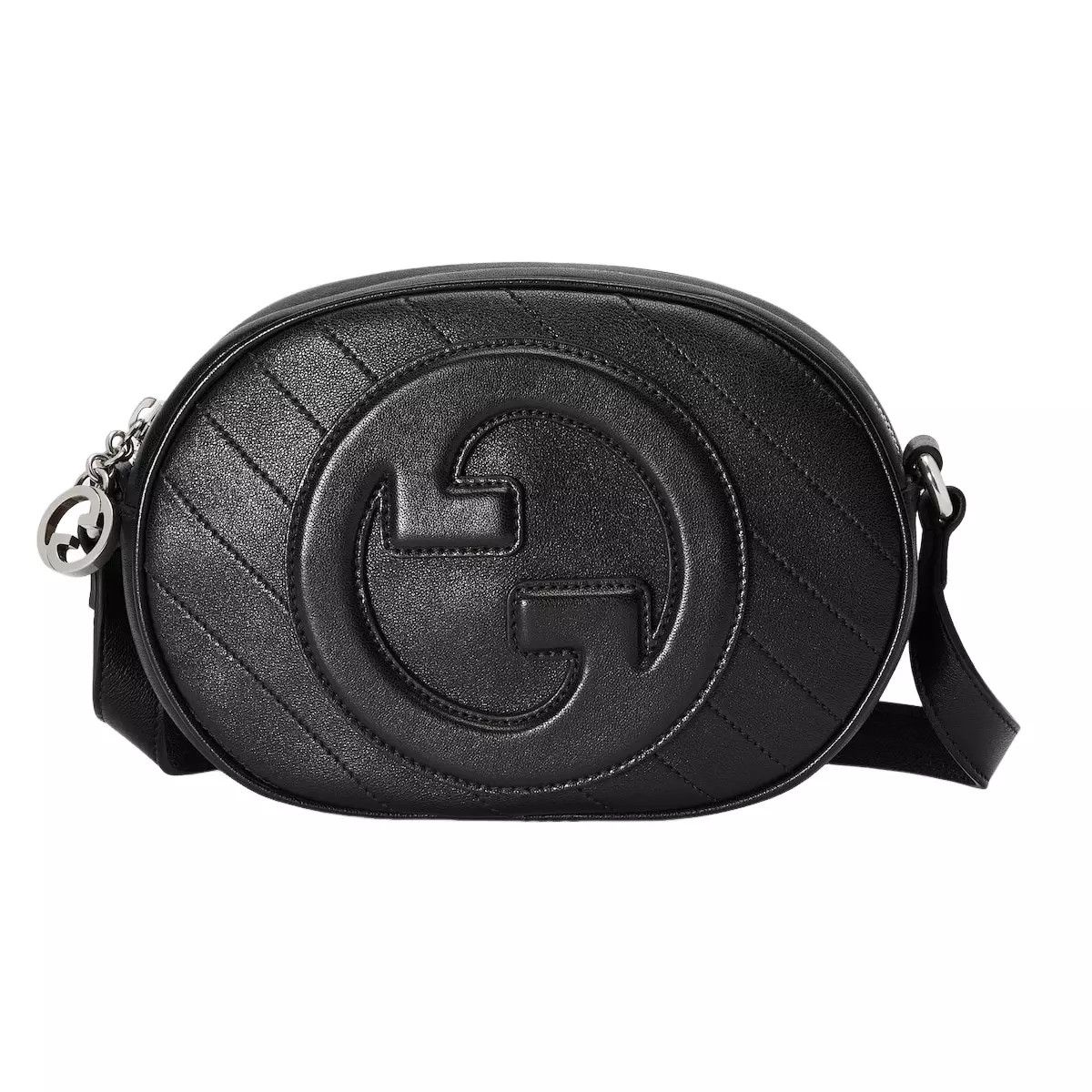 Gucci GUCCI Blondie Mini Black Leather Shoulder Bag Authentic Size ONE SIZE - 1 Thumbnail