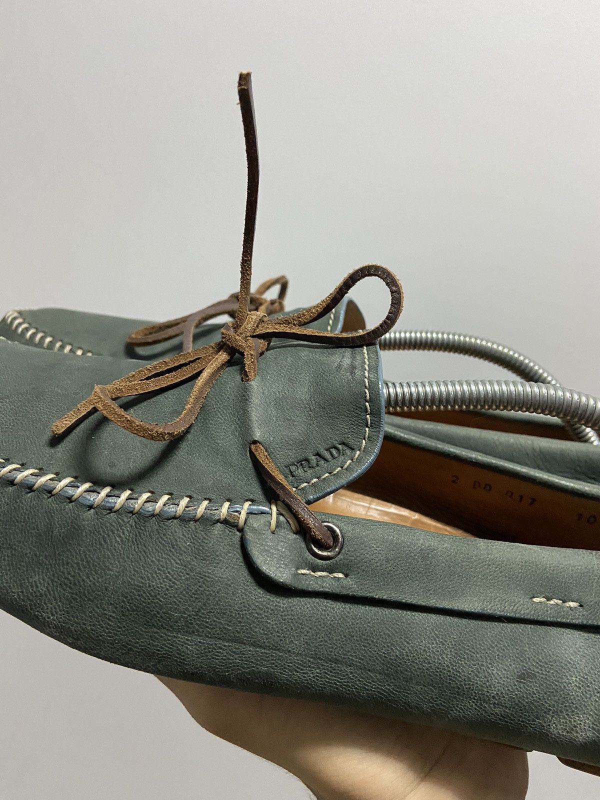 Prada × Vintage Prada Vintage Brown Shoes Sandals Moccasins Luxury Size US 12 / EU 45 - 6 Thumbnail