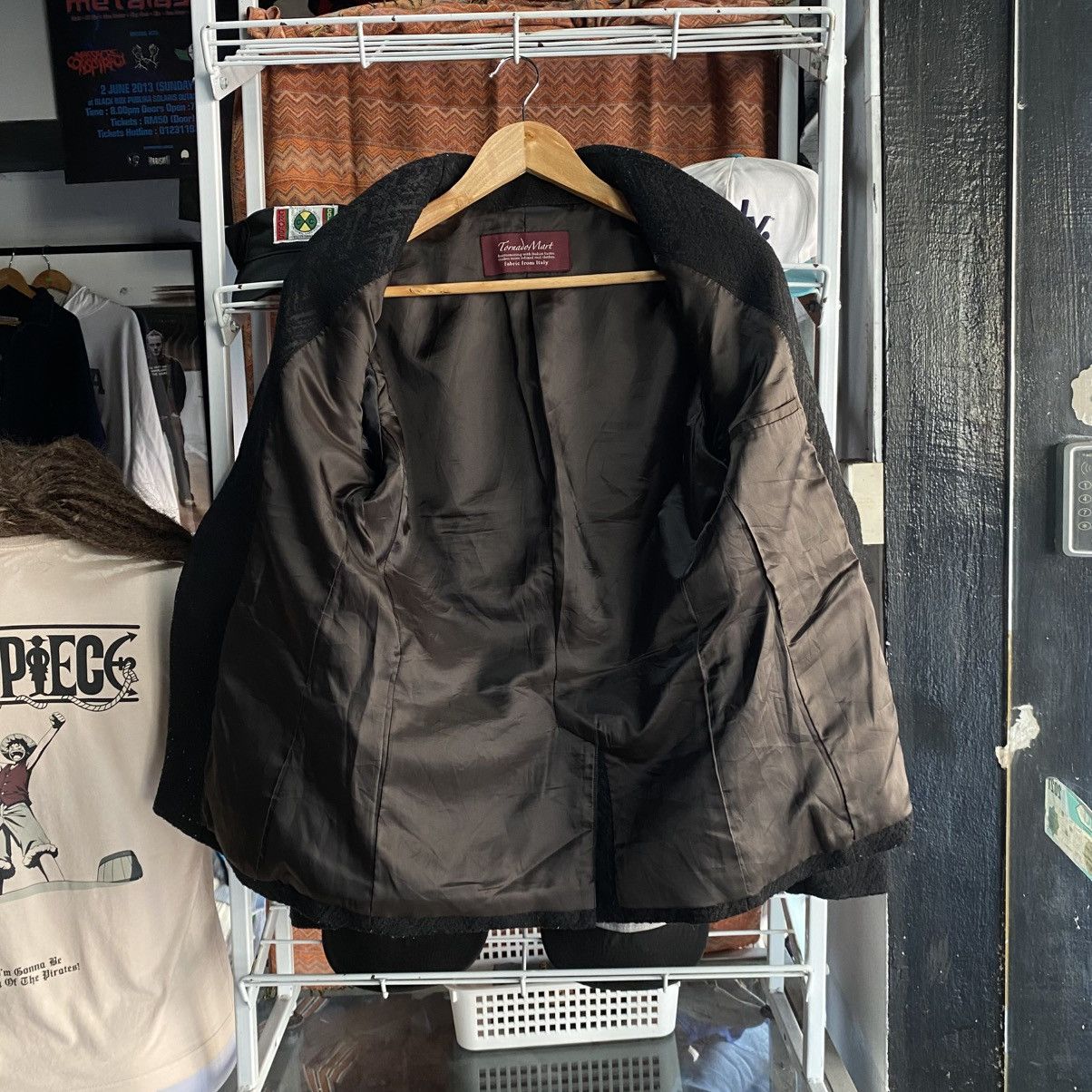 Tornado Mart Tornado Mart Avant-Garde Wool Herringbone Blazer Jacket Size US S / EU 44-46 / 1 - 3 Thumbnail