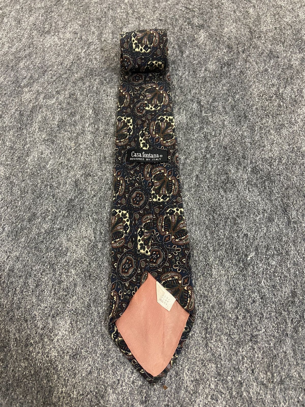 The Tie Bar × Vintage Vintage tie CASA FONTANA designed by italy Size ONE SIZE - 2 Thumbnail