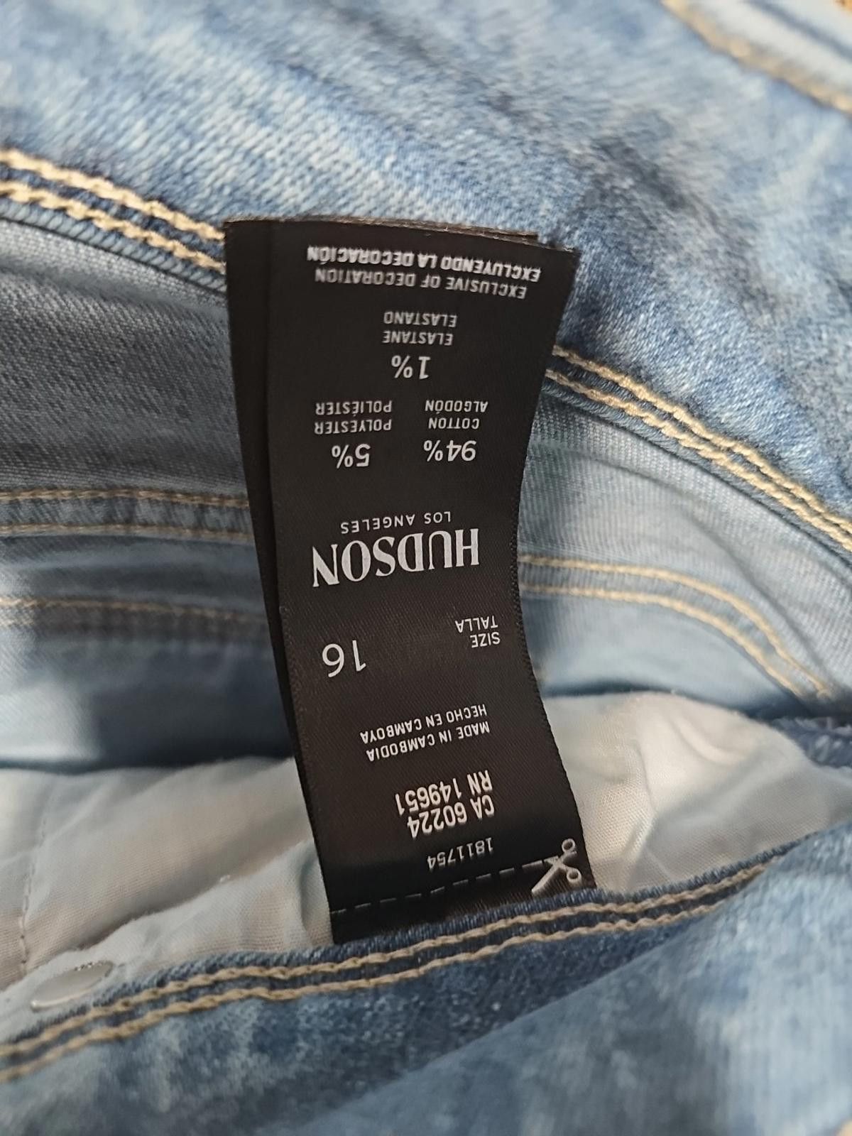 Hudson Hudson Los Angeles Sz 16 Blue Jeans Flap Pockets Size 38" / US 16 / IT 52 - 3 Thumbnail