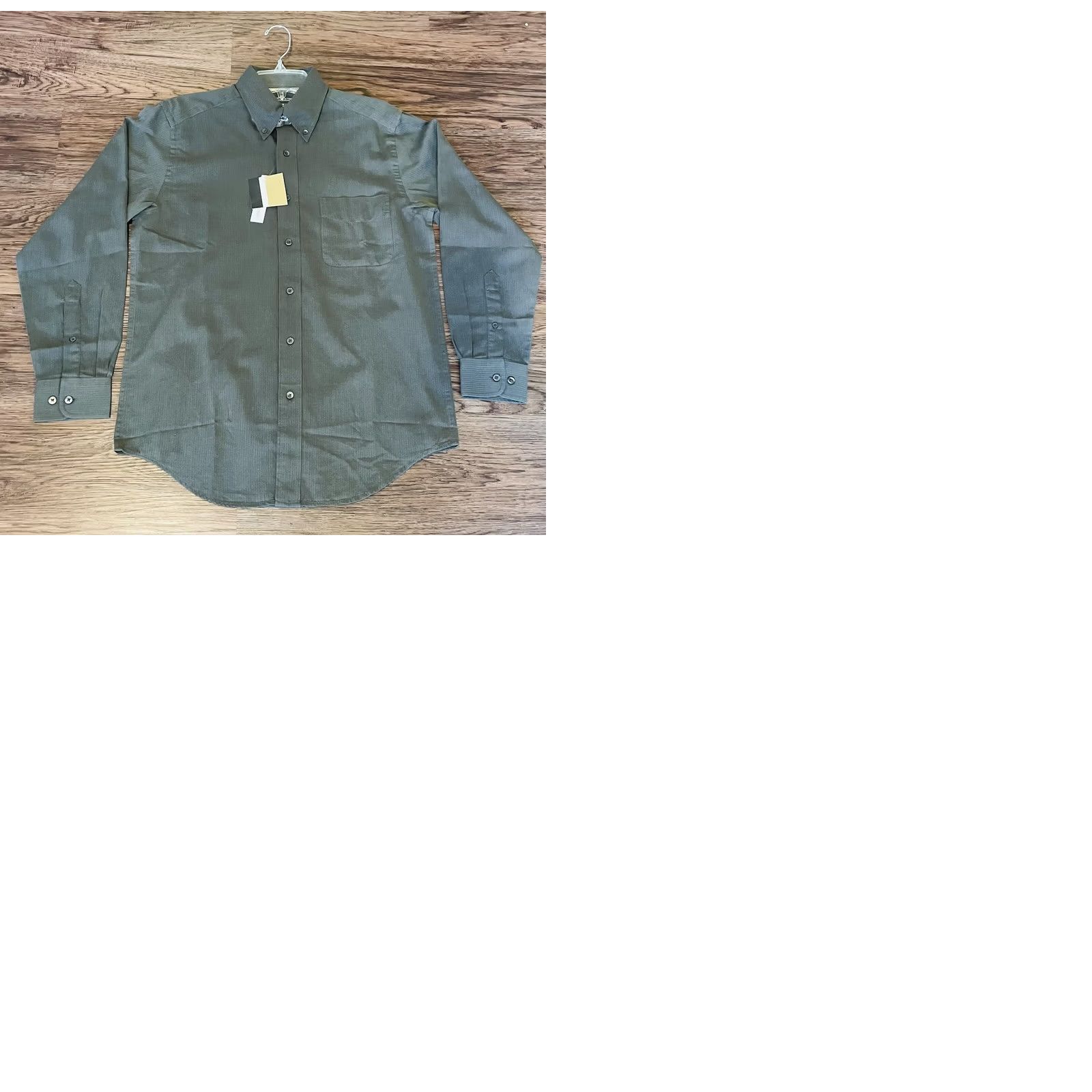 Croft & Barrow Croft & Barrow Gray Long Sleeve Button Down Shirt Size S Small New With Tags Mens Regular Cotton Blended Fabric Size US S / EU 44-46 / 1 - 9 Thumbnail