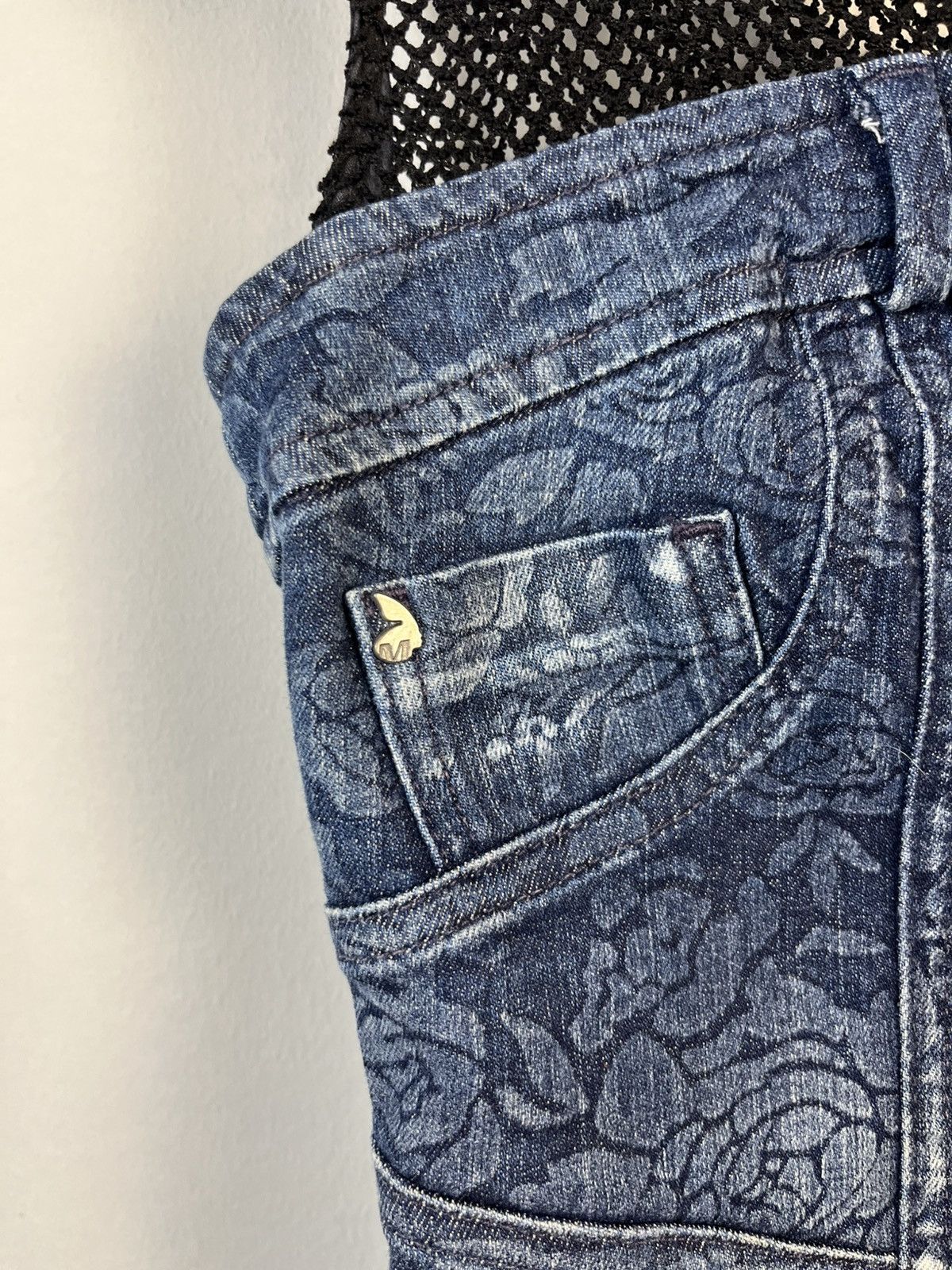 Miss Sixty Miss Sixty Y2K Denim Cotton Mini Dress Made in Italy Size S / US 4 / IT 40 - 6 Thumbnail