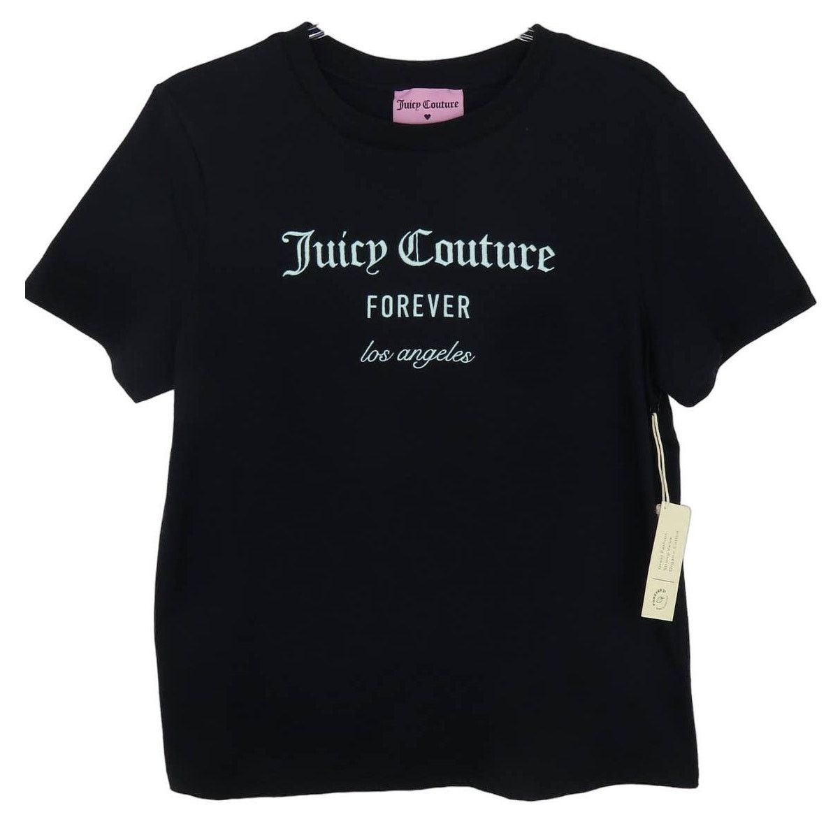 Forever 21 × Juicy Couture F21 x Juicy Couture Black Crewneck T-Shirt Medium Size M / US 6-8 / IT 42-44 - 6 Thumbnail