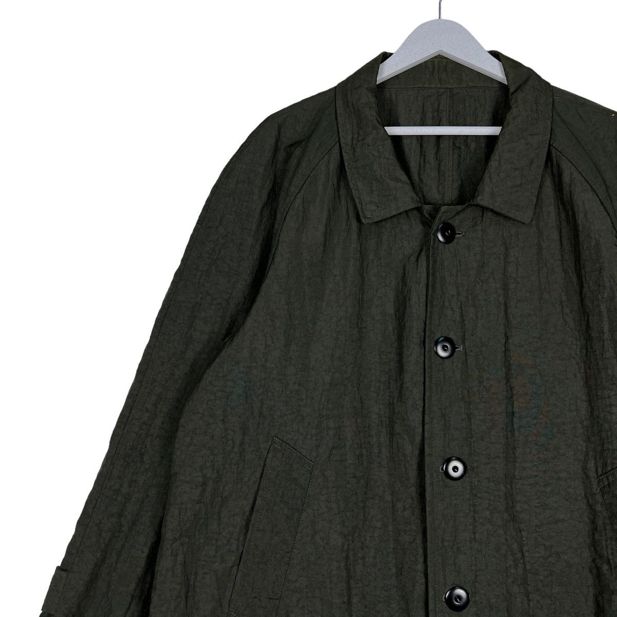 Issey Miyake 🔥 90s FEBUARY 0-7 NYLON TRENCH COAT Size US L / EU 52-54 / 3 - 6 Thumbnail