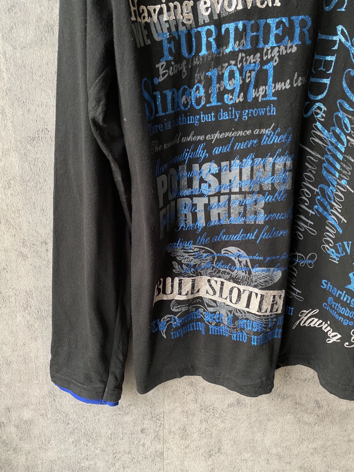 If Six Was Nine Japanese Brand Poem Design Long Sleeve Shirt Size US M / EU 48-50 / 2 - 6 Thumbnail