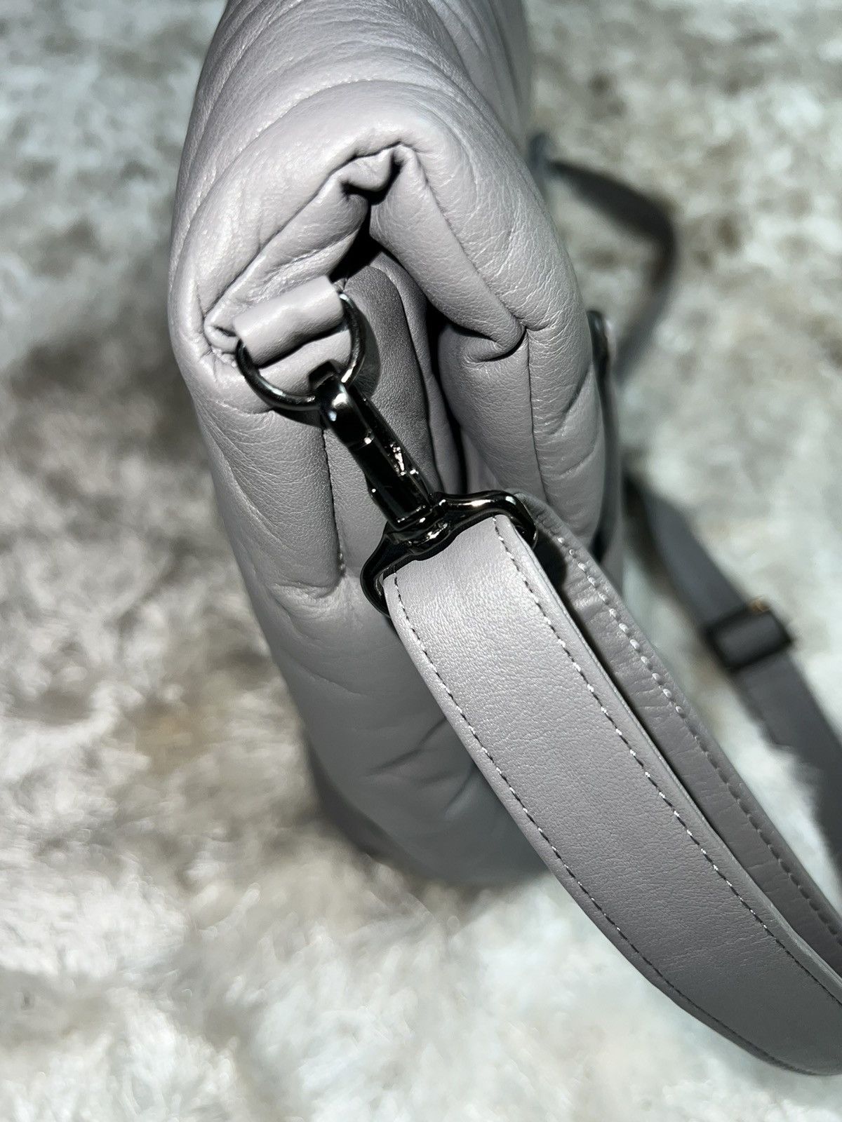 Yohji Yamamoto YOHIJI Yamamoto Gray Discord Medium Bag Size ONE SIZE - 5 Thumbnail