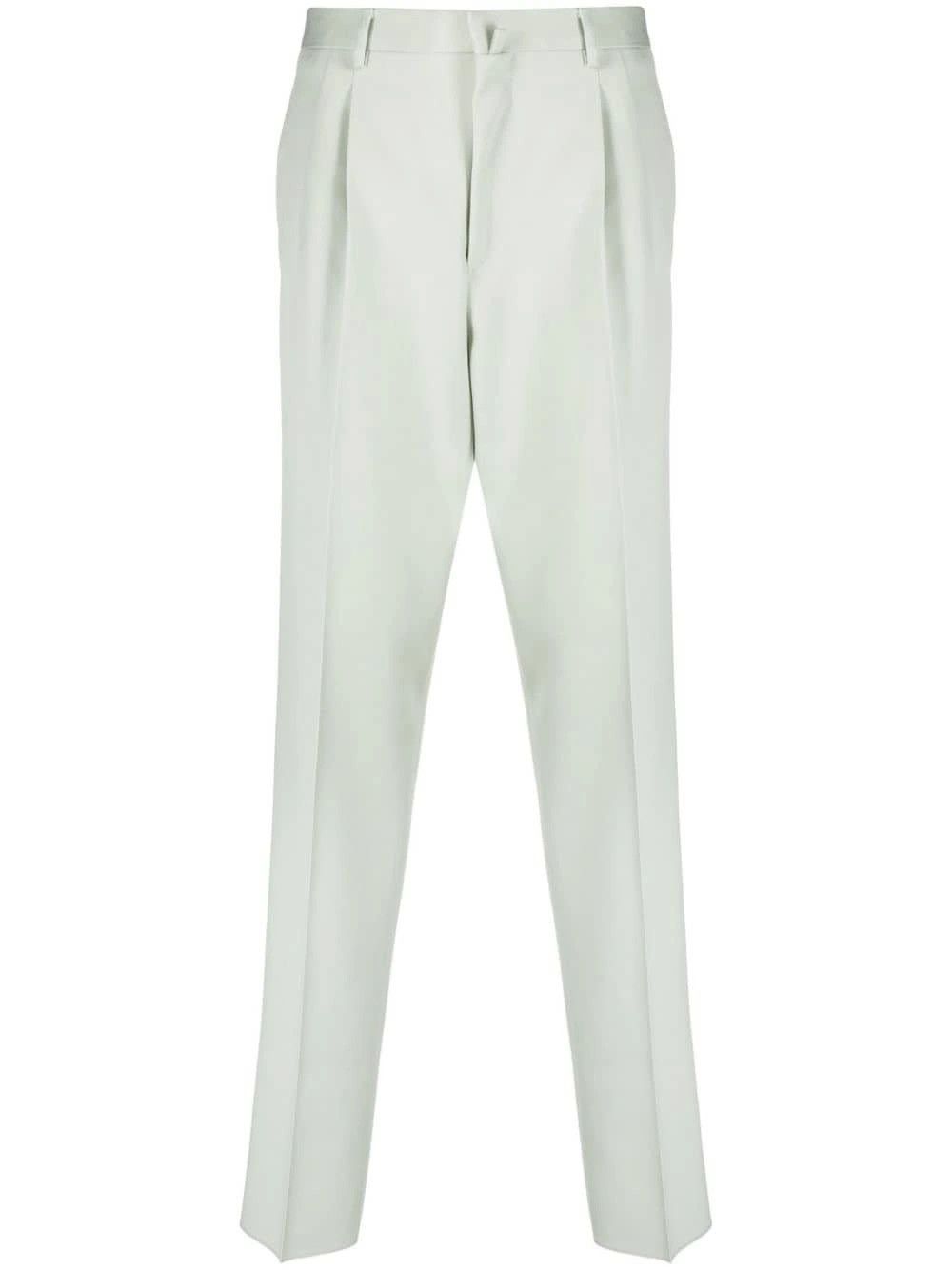 Lanvin o1y0125 Casual Pant in Light Green Size US 34 / EU 50 - 1 Thumbnail