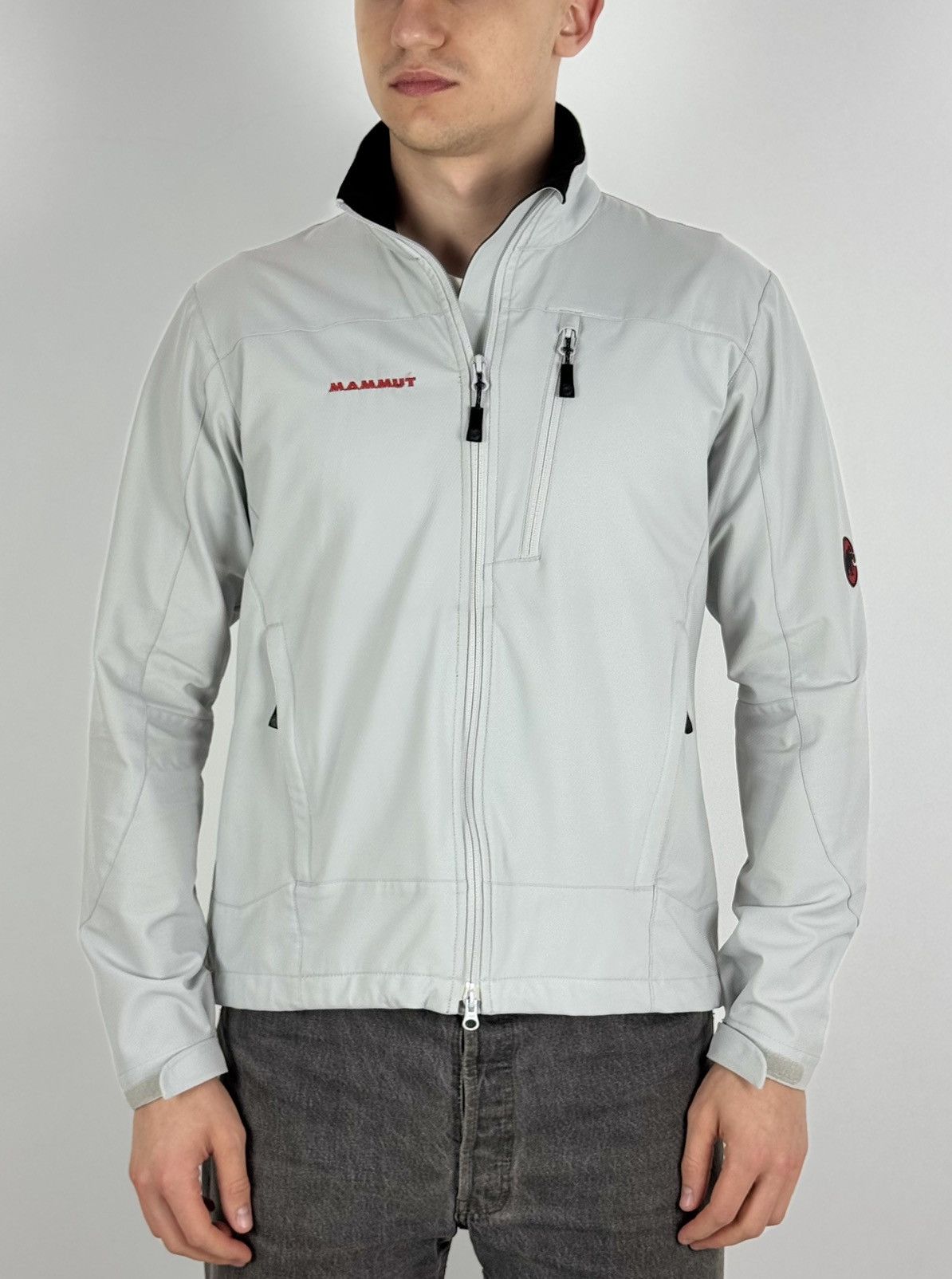 Mammut Vintage Mammut Soft-Shell Gray Outdoor Light Jacket Size US M / EU 48-50 / 2 - 1 Thumbnail
