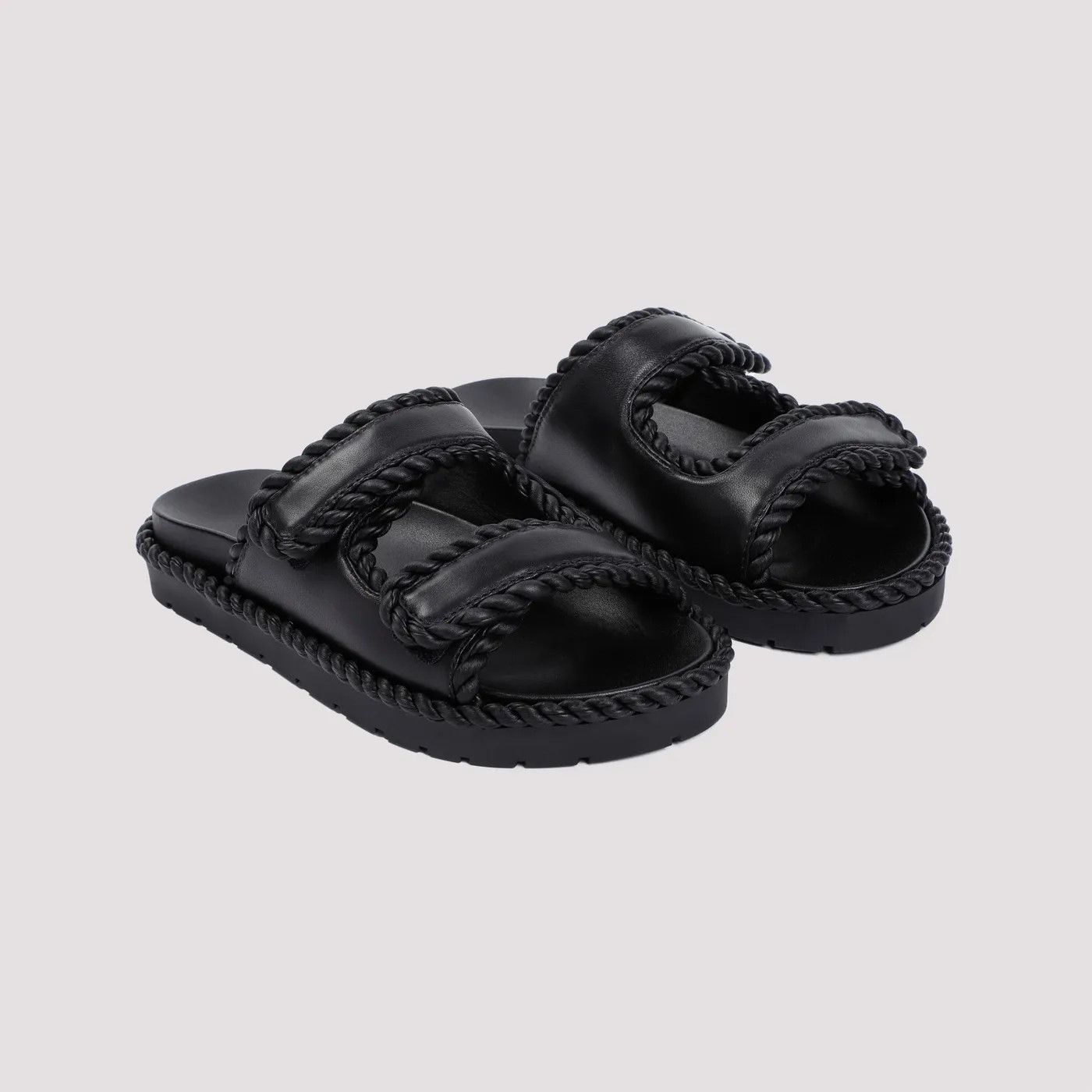 Bottega Veneta o1n1vont1125 Jack Flat Mule Slip on in Black Size US 12 / IT 42 - 3 Thumbnail