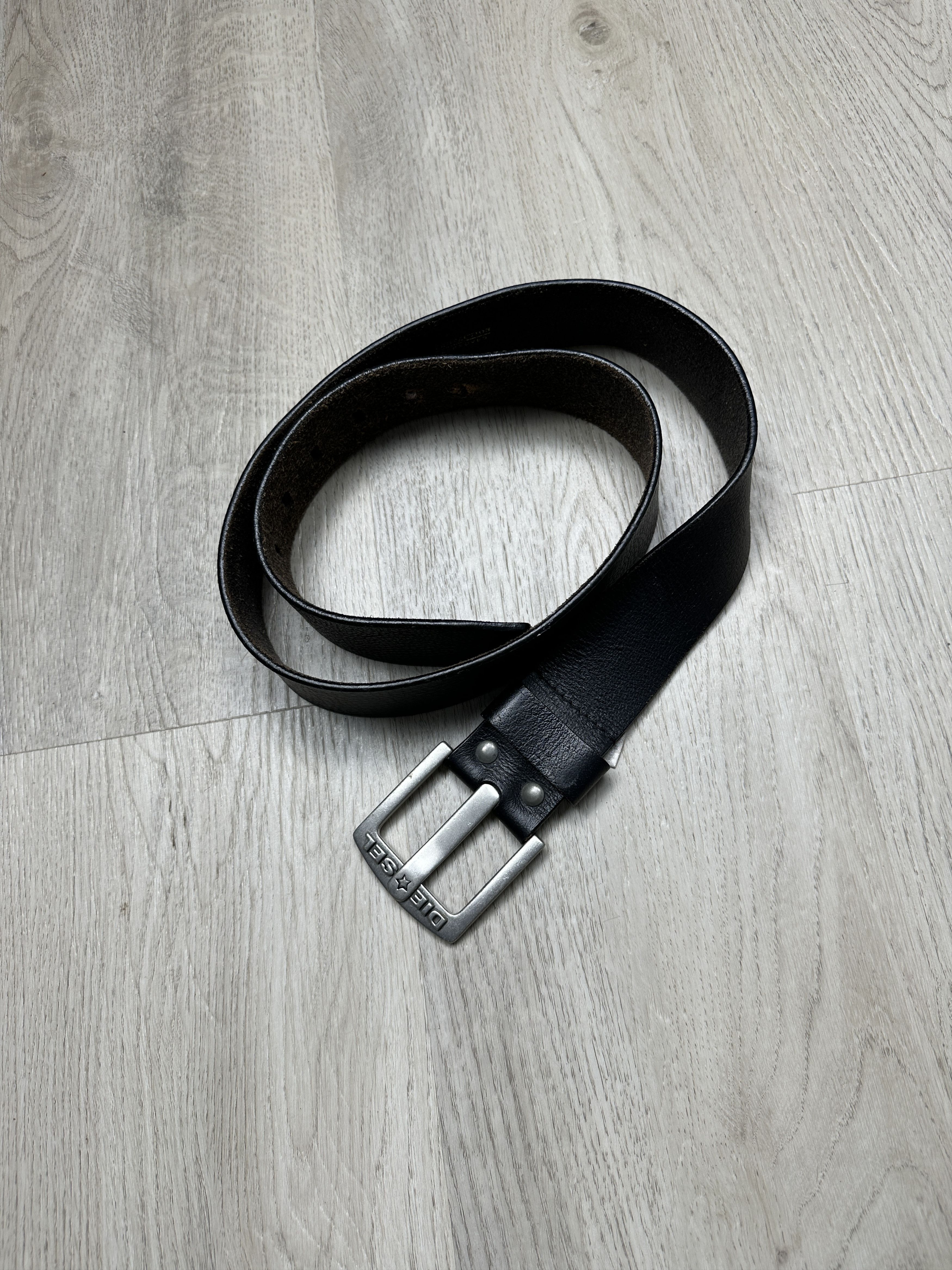Diesel Diesel Vintage Mens Leather Belt Size ONE SIZE - 1 Thumbnail