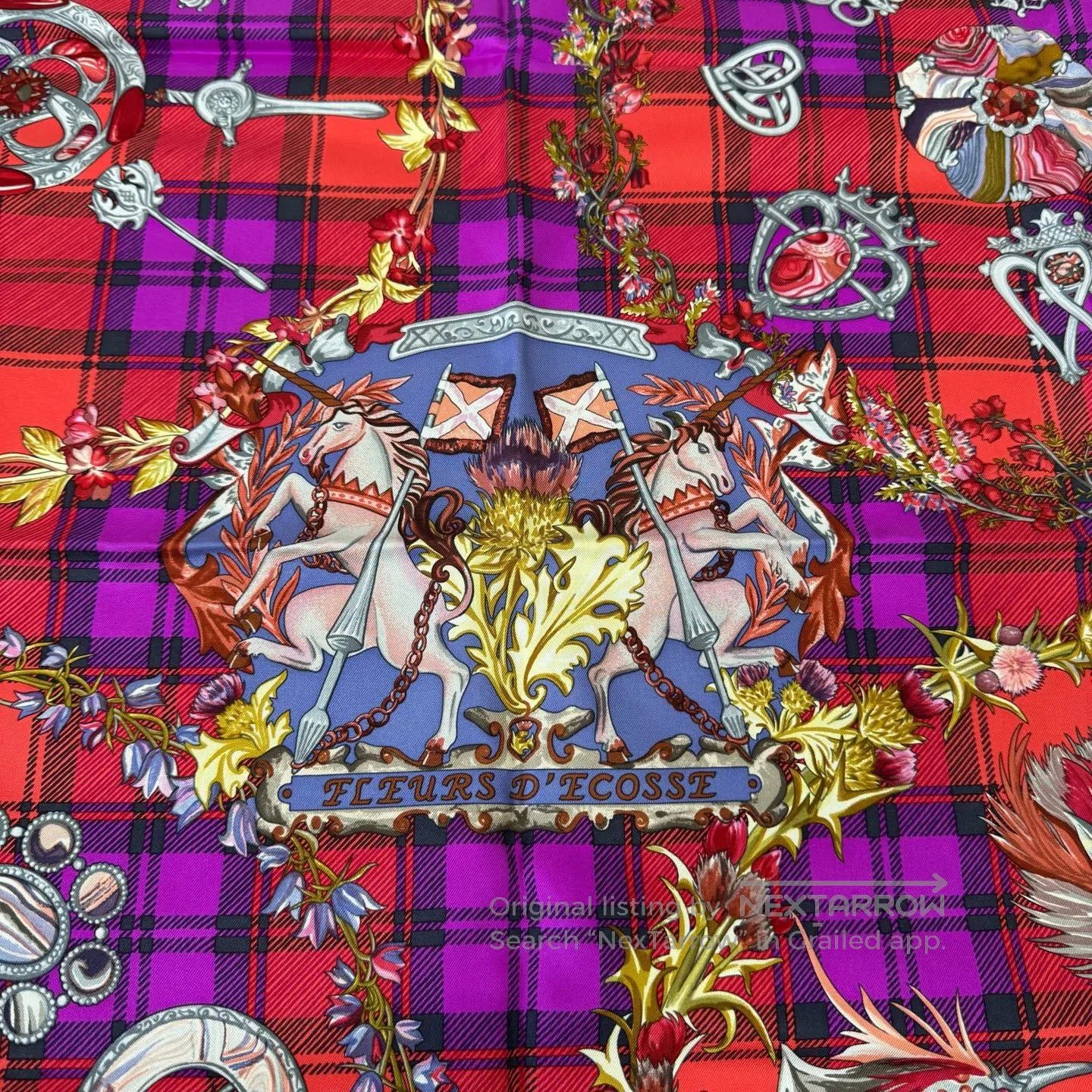 Hermes Hermes Kosmima Jewelry Pin Theme: Silk Scarf| Size ONE SIZE - 2 Thumbnail