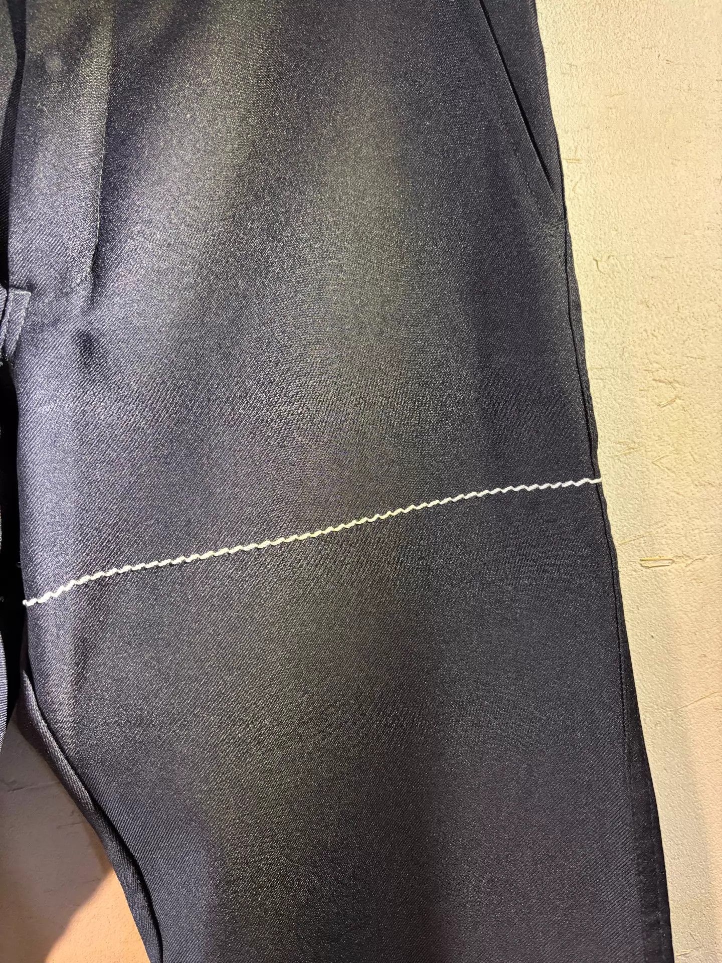 Comme des Garcons Homme Plus CDG Homme Plus 1999 Topstitch Tailored Trousers L 95% New Size US 34 / EU 50 - 4 Thumbnail