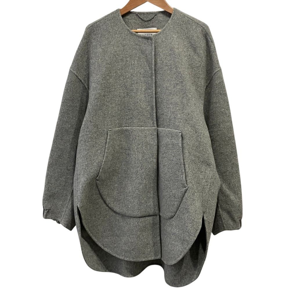 Other Other ESSEN.LAUTREAMONT Collarless Reversible Coat Textile Outerwear DUTY FREE for USA Size ONE SIZE - 1 Thumbnail