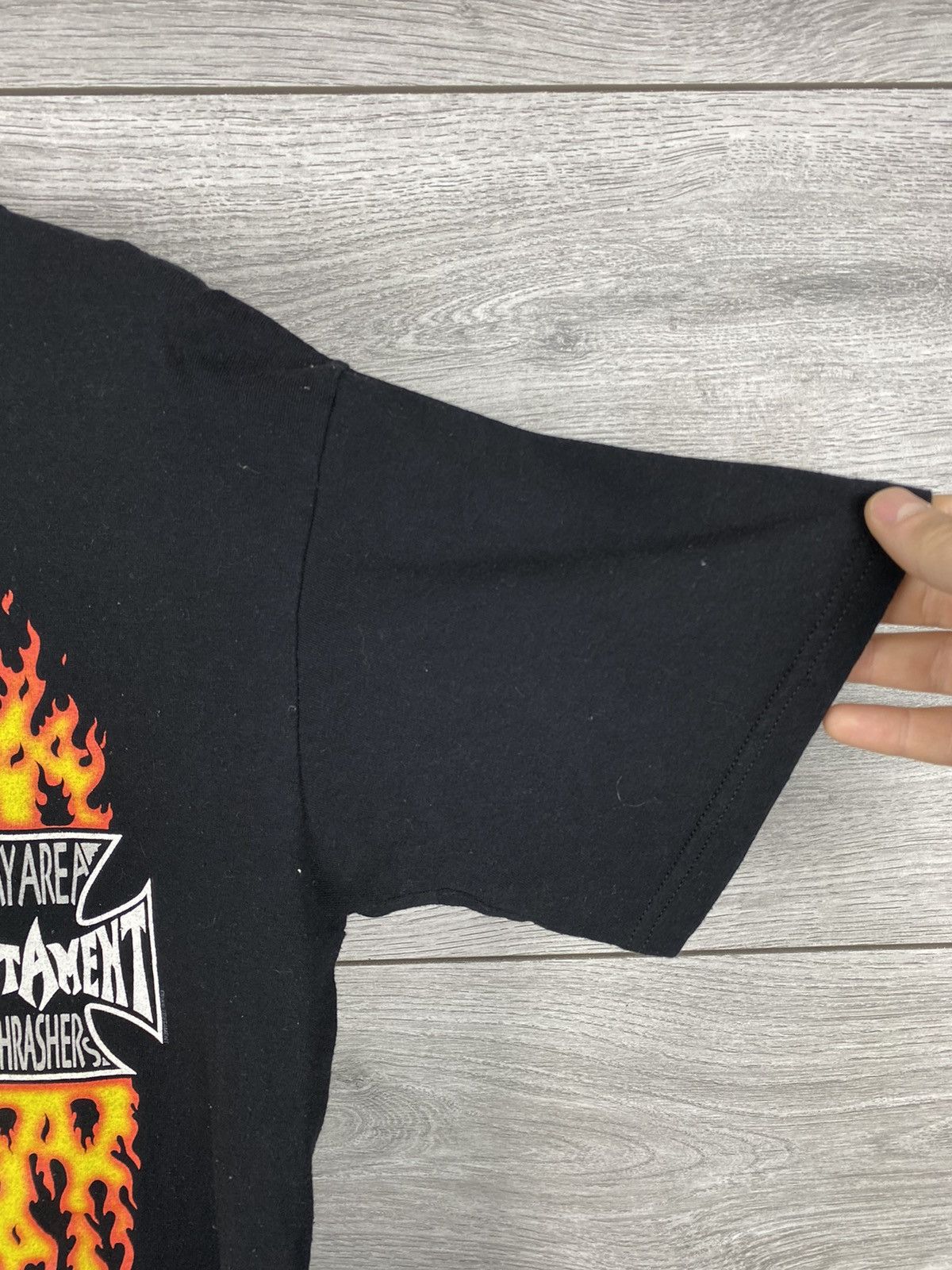 Band Tees Vintage Testament “Bay Area Thrashers” Flame Tee Size US M / EU 48-50 / 2 - 11 Thumbnail