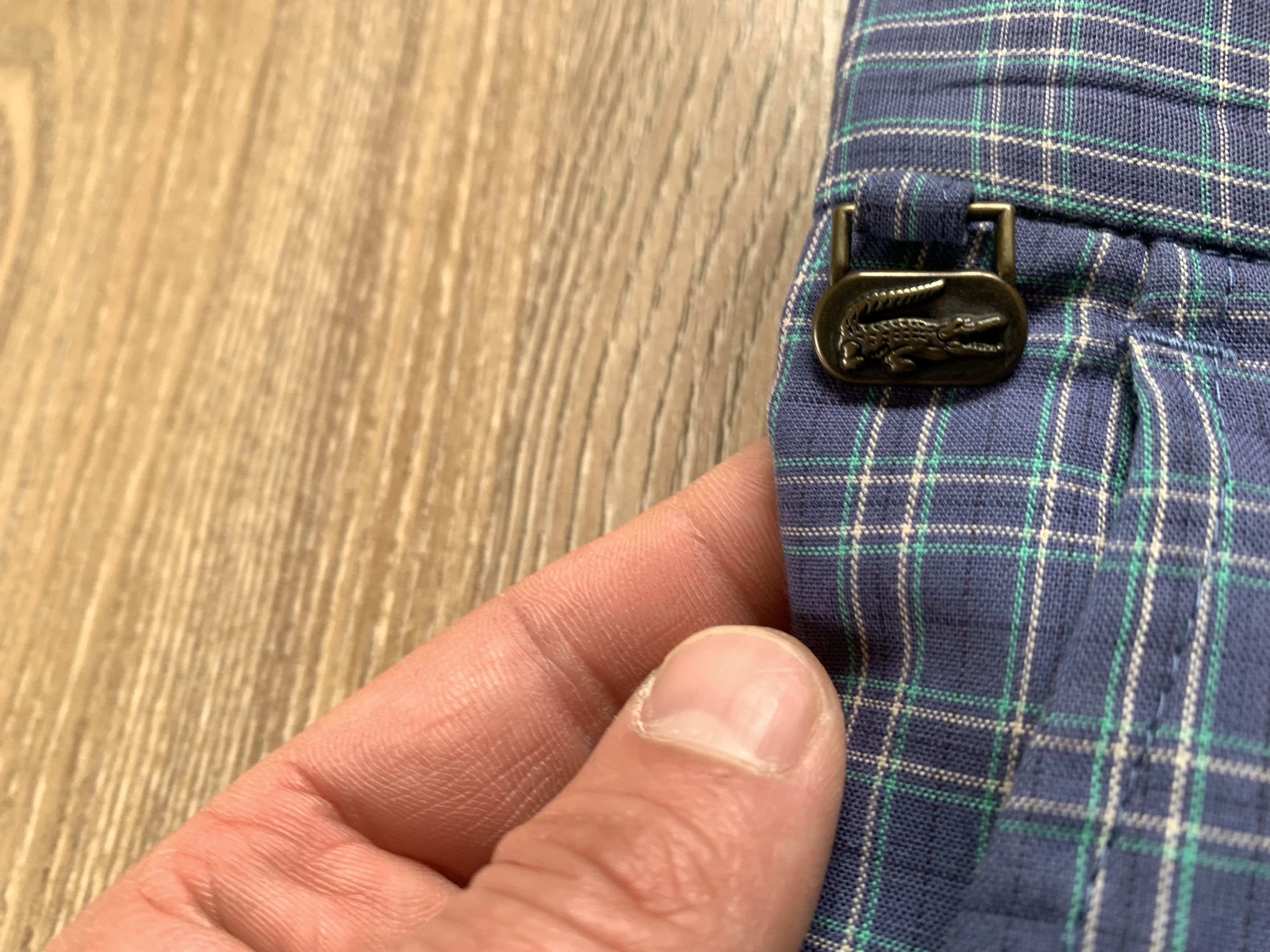 Lacoste Rare Lacoste Checkered Plaid Classic Pants Trousers Size US 33 - 10 Thumbnail