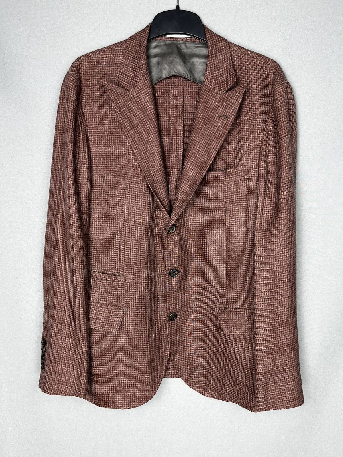 Brunello Cucinelli brunello cucinelli linen blazer jacket size 50 Size 50R - 1 Thumbnail