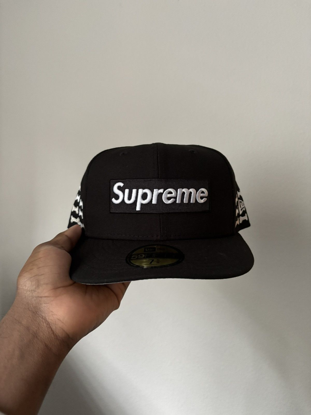 New Era × Supreme 7 5/8 Supreme New Era Bones Box Logo 59FIFTY