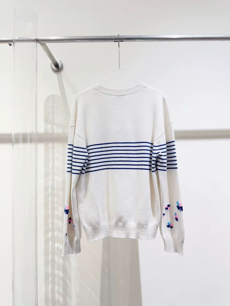 Chanel Chanel 24p embroidered logo sweater 2503-Nextarrow Size S / US 4 / IT 40 - 4 Thumbnail