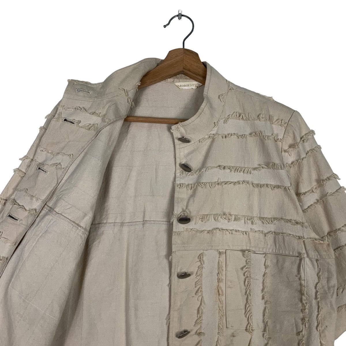 Japanese Brand LEOBOUSTYLE Made in Japan Short Sleeve Blouse #0535-C25 Size ONE SIZE - 10 Thumbnail