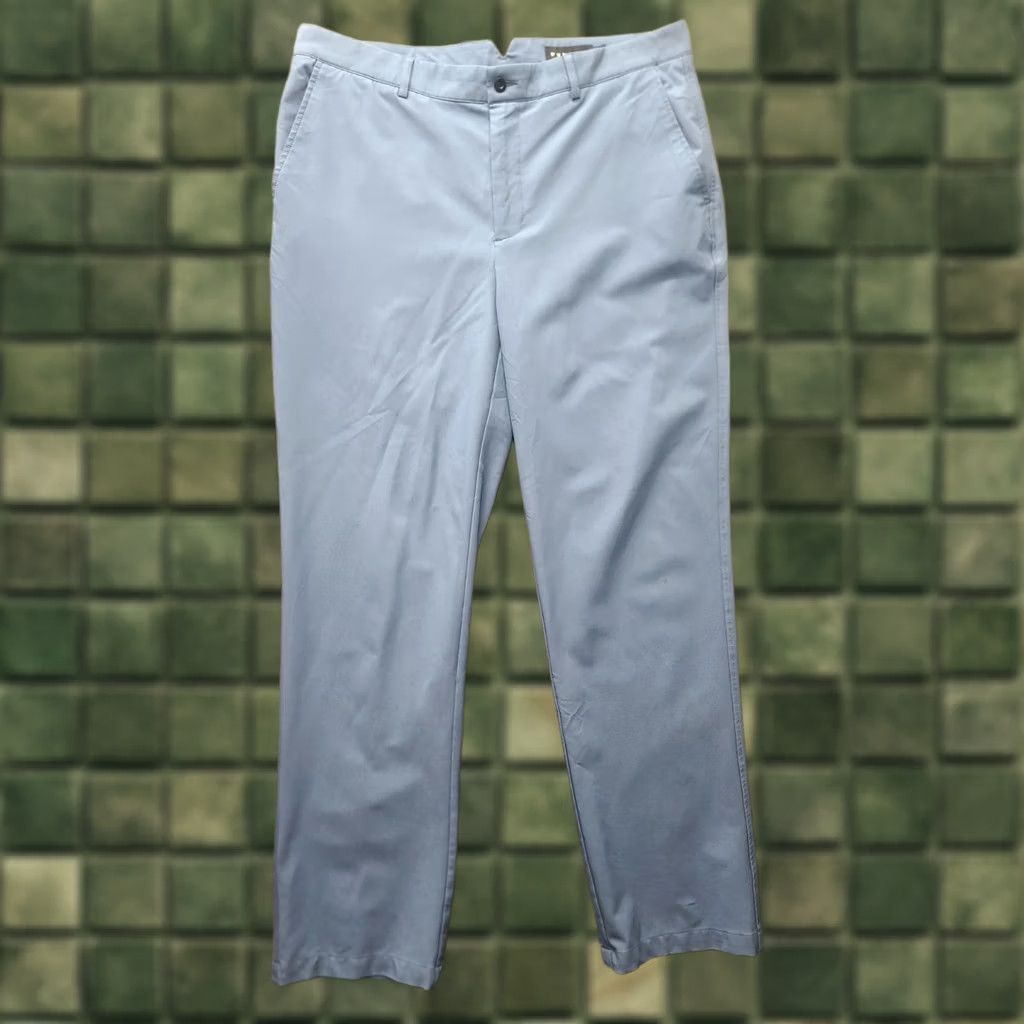 Vintage Dunning Pants Mens 36x32 Straight Leg Performance Golf Chino Size US 36 / EU 52 - 1 Thumbnail