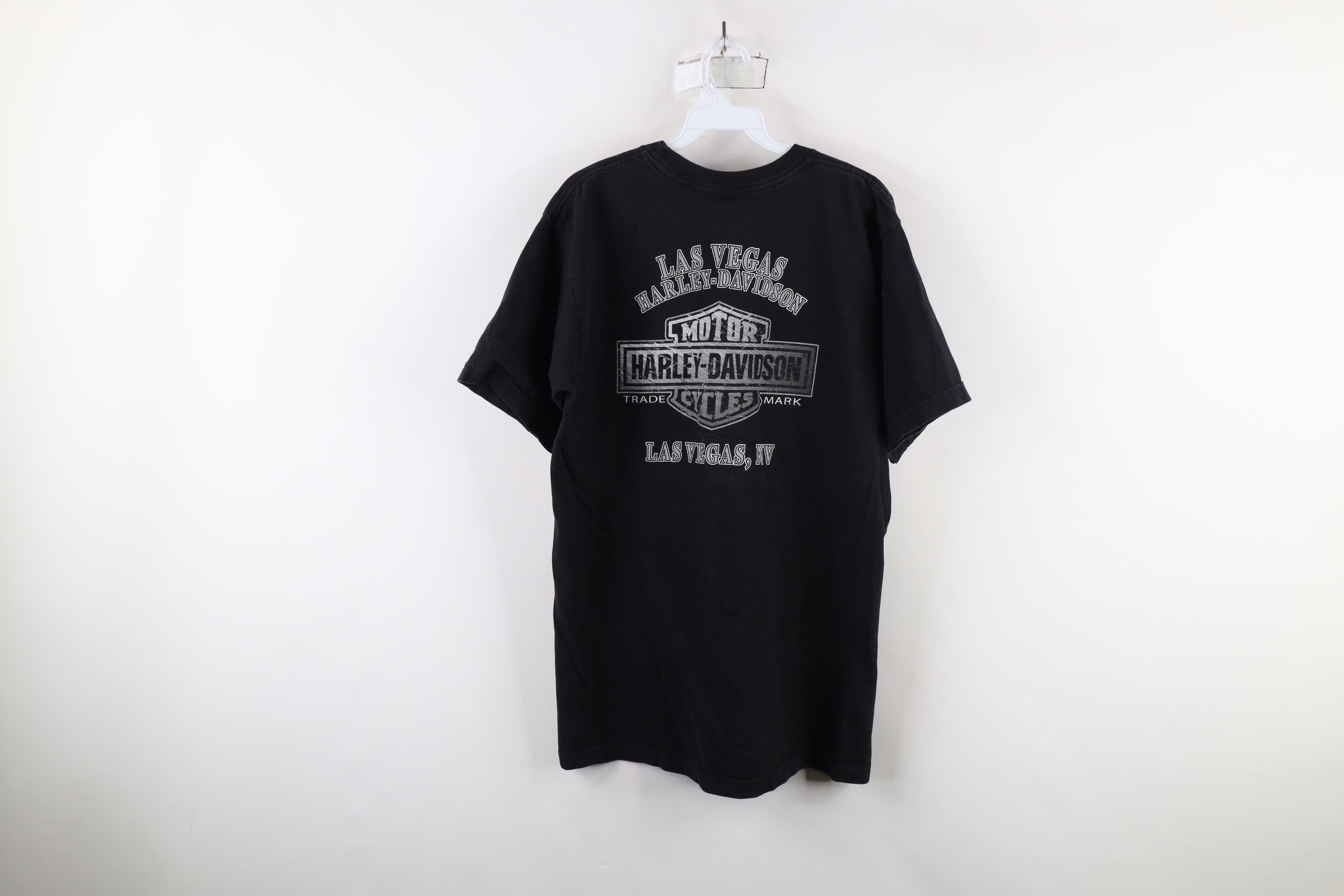 Harley Davidson × Vintage Vintage Y2K Harley Davidson Spell Old English T-Shirt USA Size US L / EU 52-54 / 3 - 10 Thumbnail