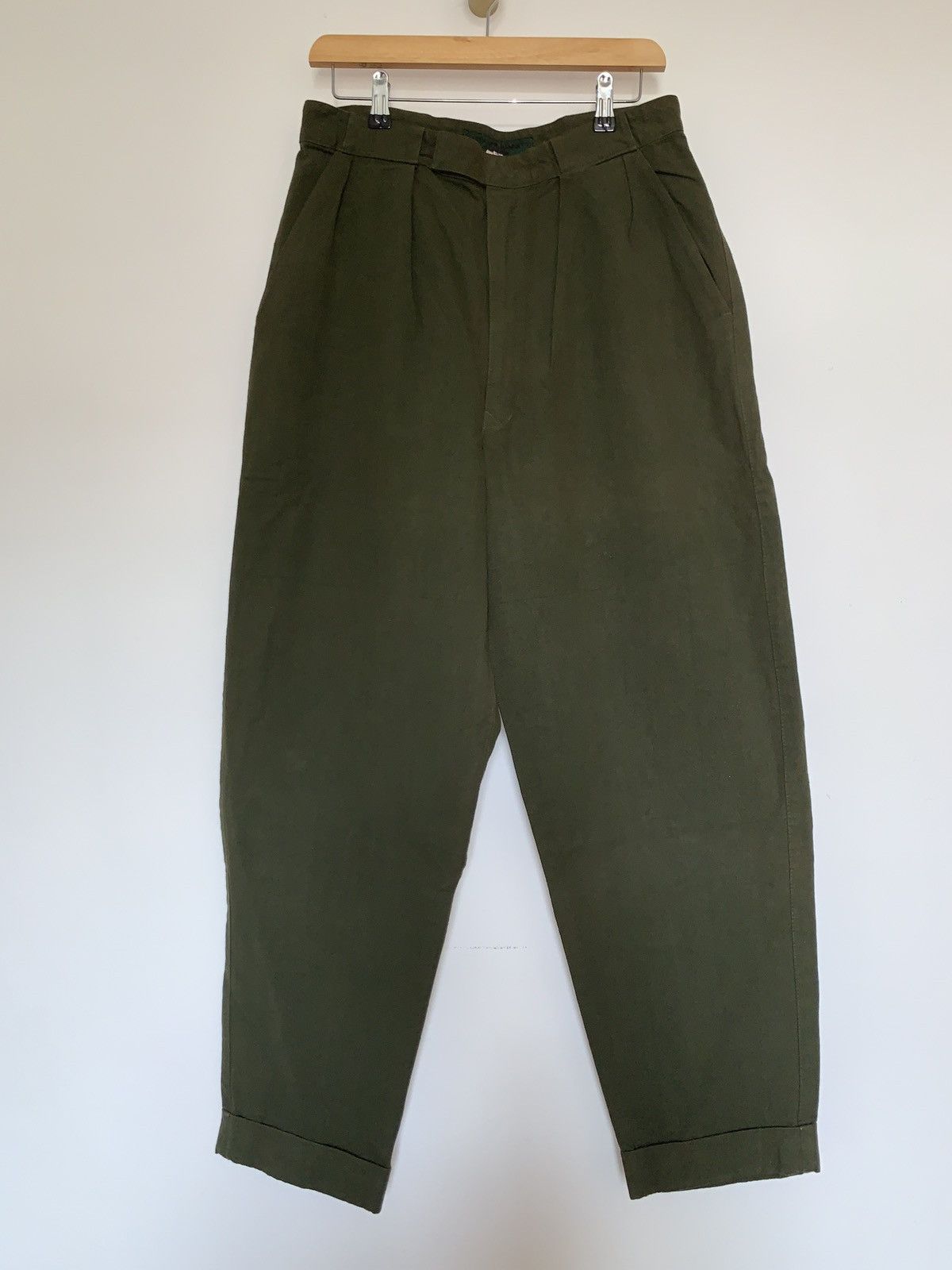 パンツ 80s KATHARINE HAMNETT military pant 1980s Katharine Hamnett High Waist & Tapered Military