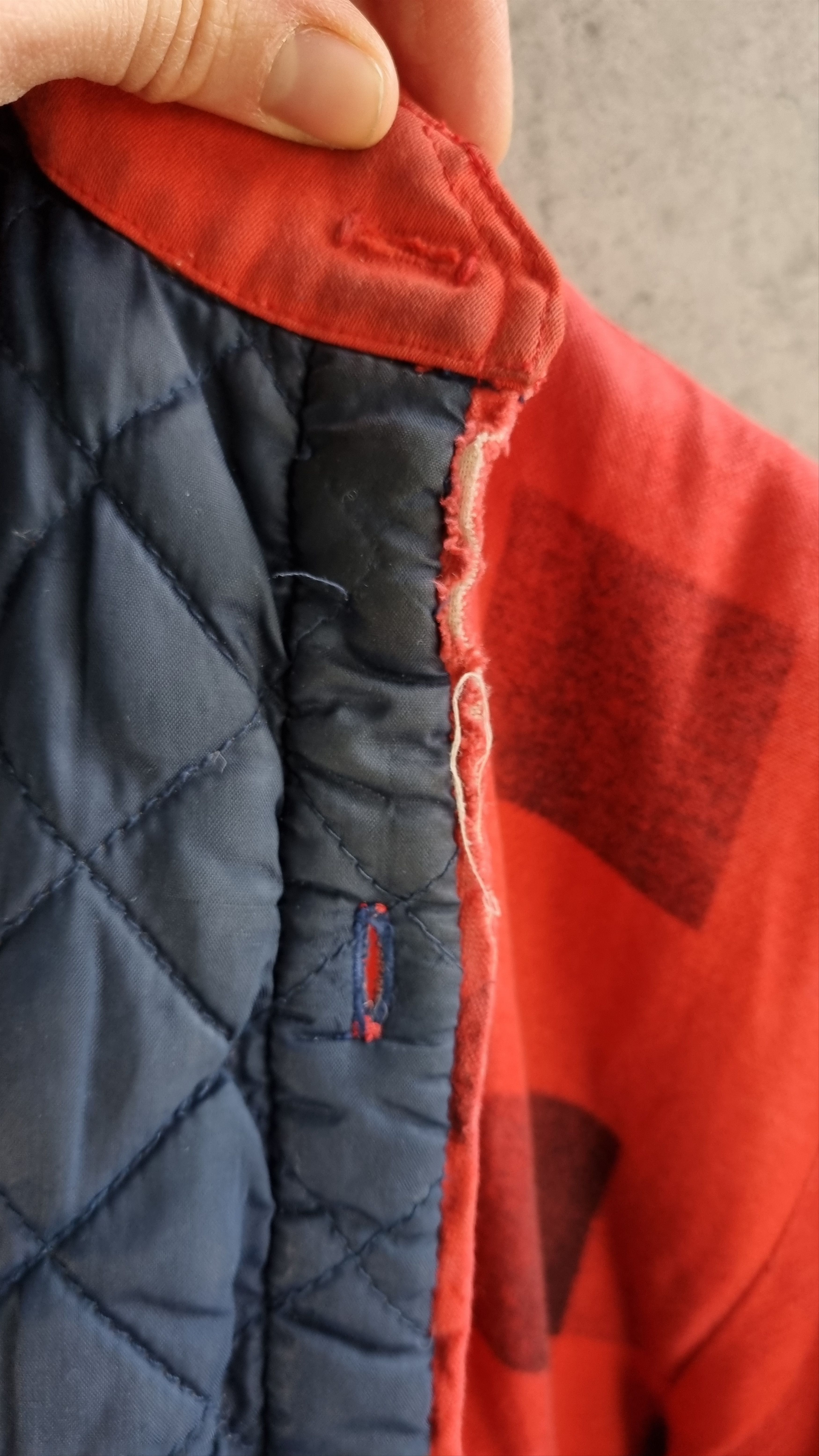 Le Laboureur × Vintage 80s Rare Quilted Plaid Worked Over Shirt Grunge Thrashed Size US L / EU 52-54 / 3 - 9 Thumbnail