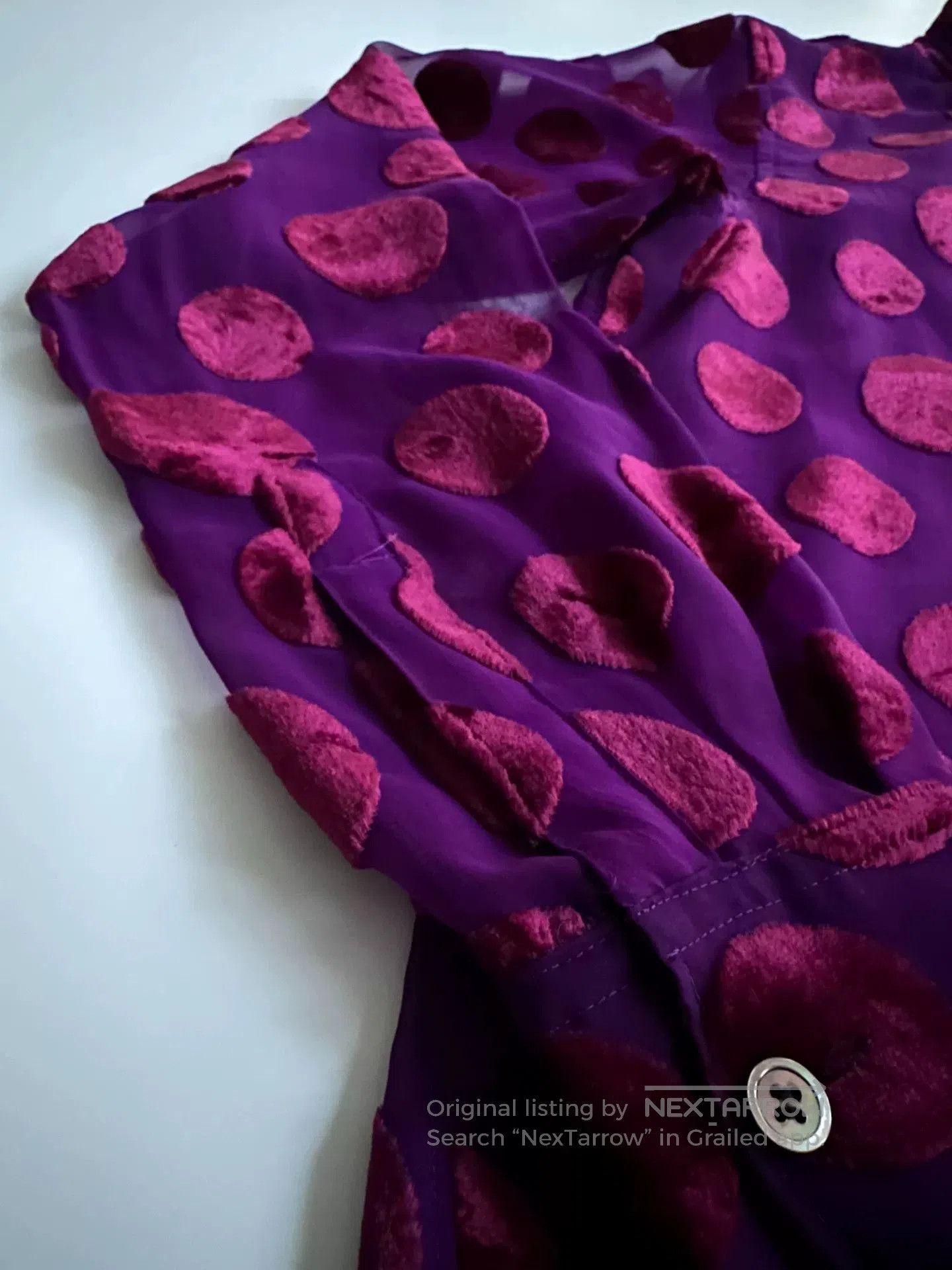 Junya Watanabe Junya Watanabe Velvet Polka Dot Shirt. Size S / US 4 / IT 40 - 7 Thumbnail