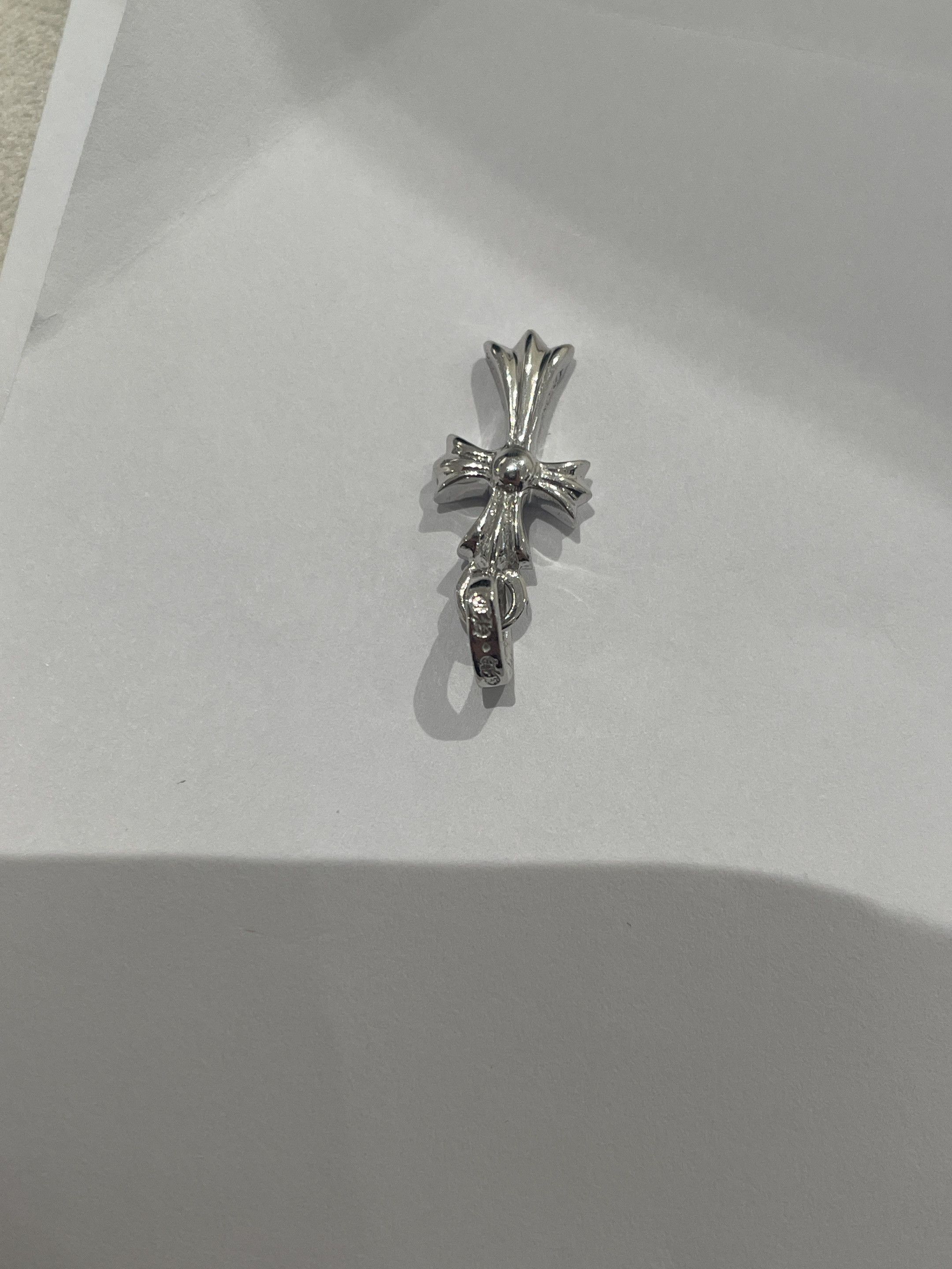 Chrome Hearts Chrome Hearts 18K White Gold Blue Sapphire Babyfat Charm Size ONE SIZE - 8 Thumbnail
