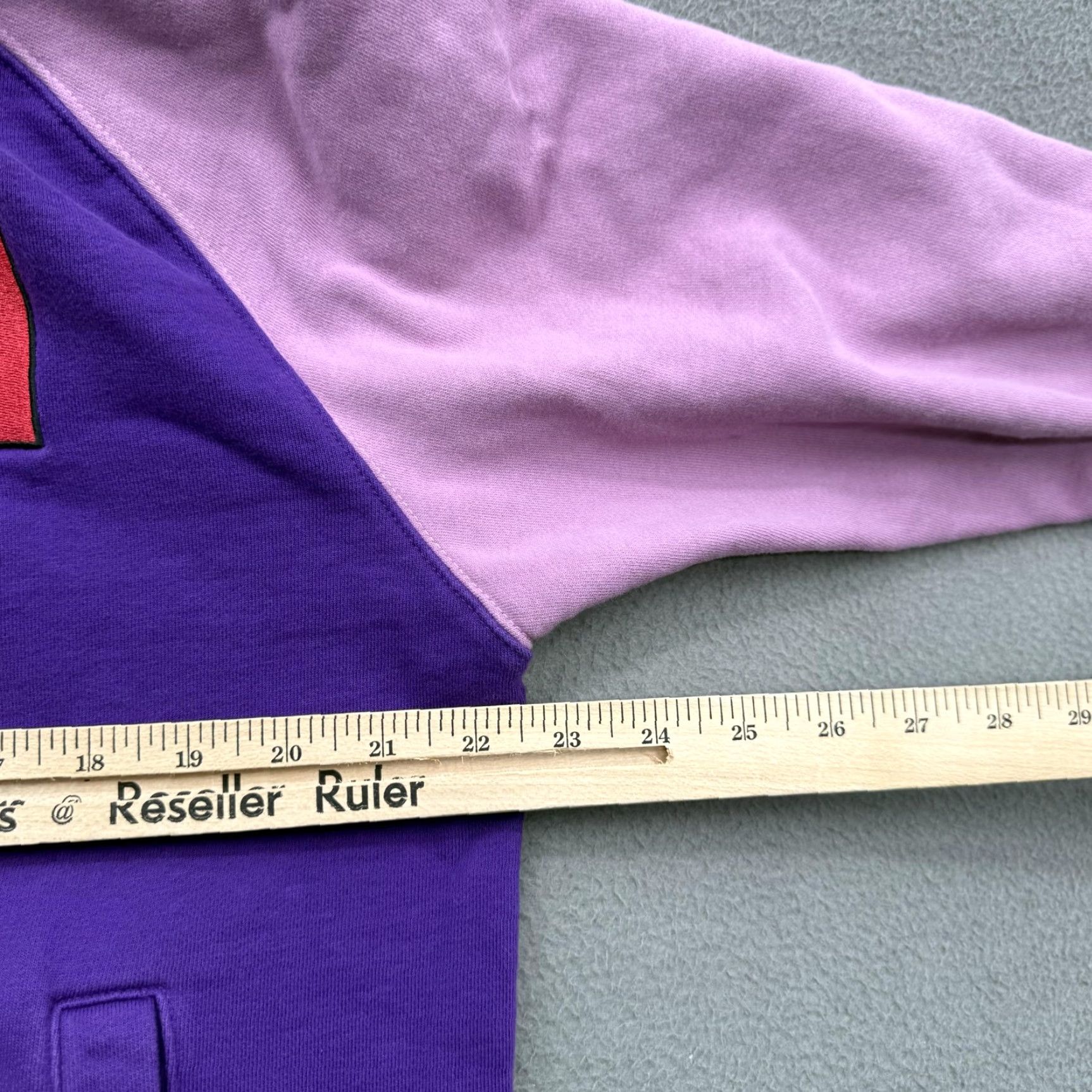 Teddy Fresh Teddy Fresh Hoodie Mens S Colorblock Raglan 100% Cotton Sweatshirt Size US S / EU 44-46 / 1 - 4 Thumbnail
