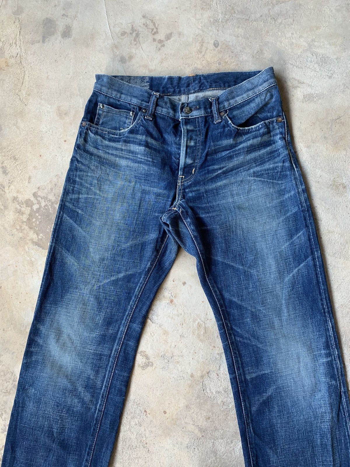 Edition Japan × If Six Was Nine × Japanese Brand Edition Japan Mud wash Selvedge Distressed Denim Size US 30 / EU 46 - 8 Thumbnail