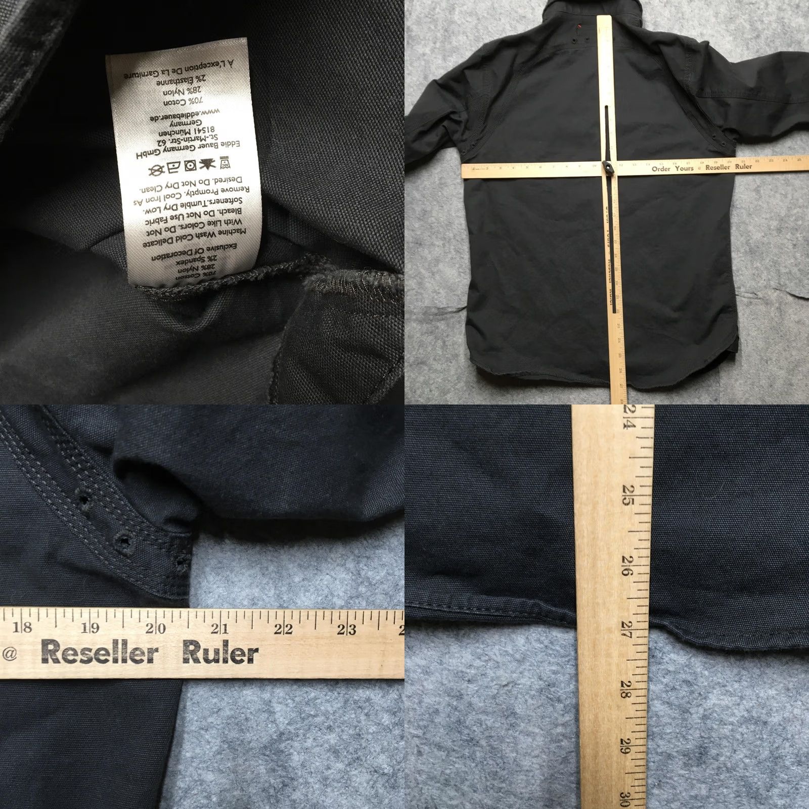 Eddie Bauer Eddie Bauer Mountain Ops Capacitor Flex Shirt Jacket Mens Small Gray Workwear Size US S / EU 44-46 / 1 - 8 Thumbnail