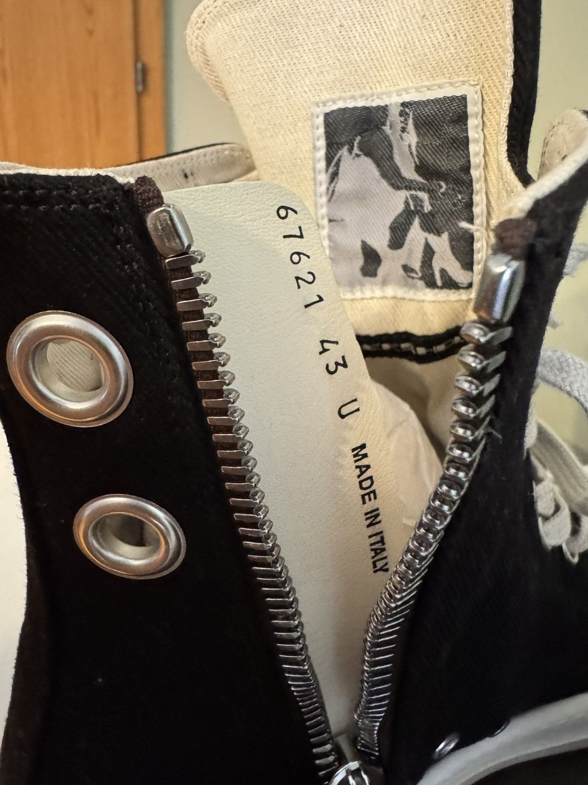 Rick Owens Rick owens ramones drkshdw Size US 10 / EU 43 - 3 Thumbnail
