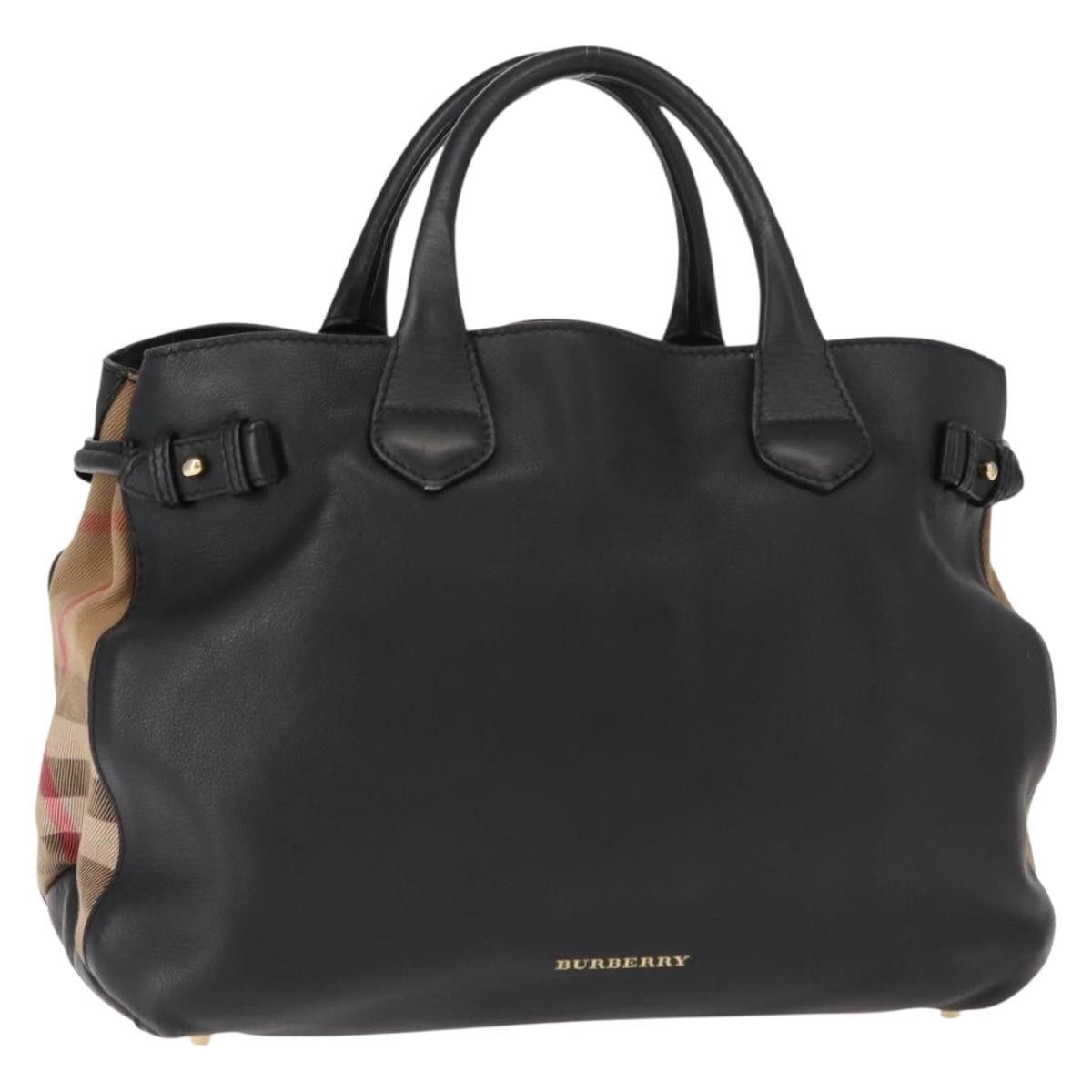 Burberry Burberry Banner Tote Leather Size ONE SIZE - 1 Thumbnail