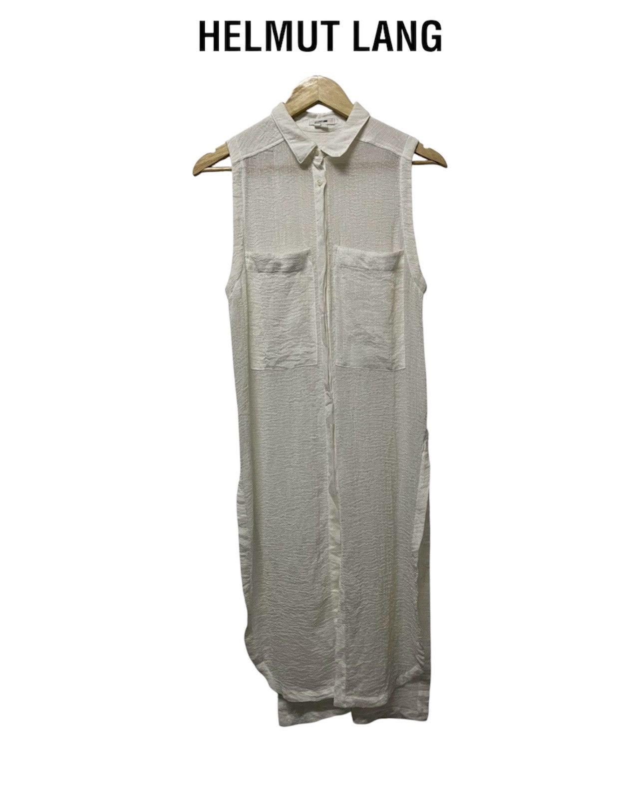 Helmut Lang VINTAGE HELMUT LANG MAXI BUTTON UP DRESS RARE Size M / US 6-8 / IT 42-44 - 1 Thumbnail