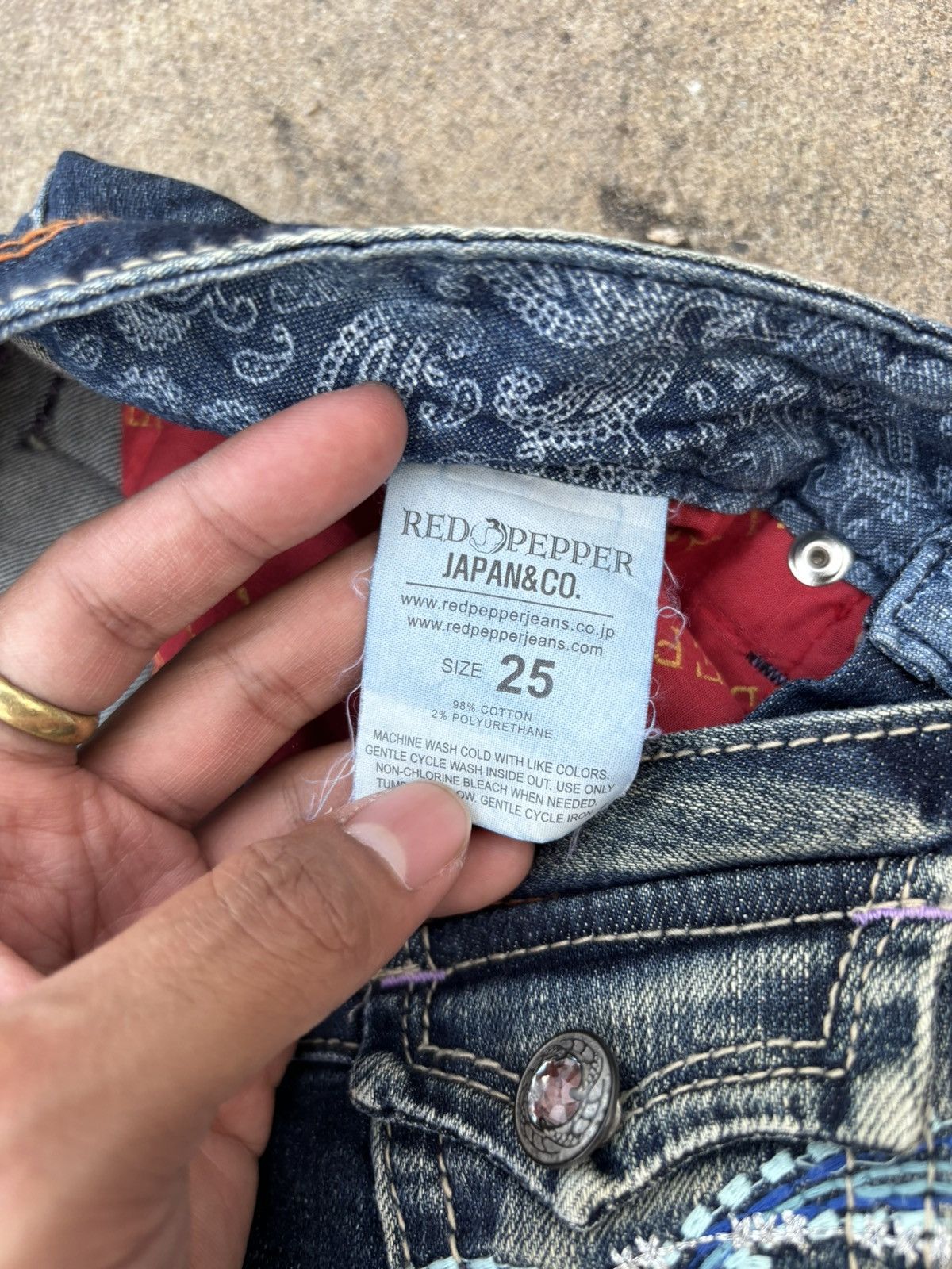 If Six Was Nine REDPEPPER JEANS FLARED BOOTCUT Size 29" - 11 Thumbnail