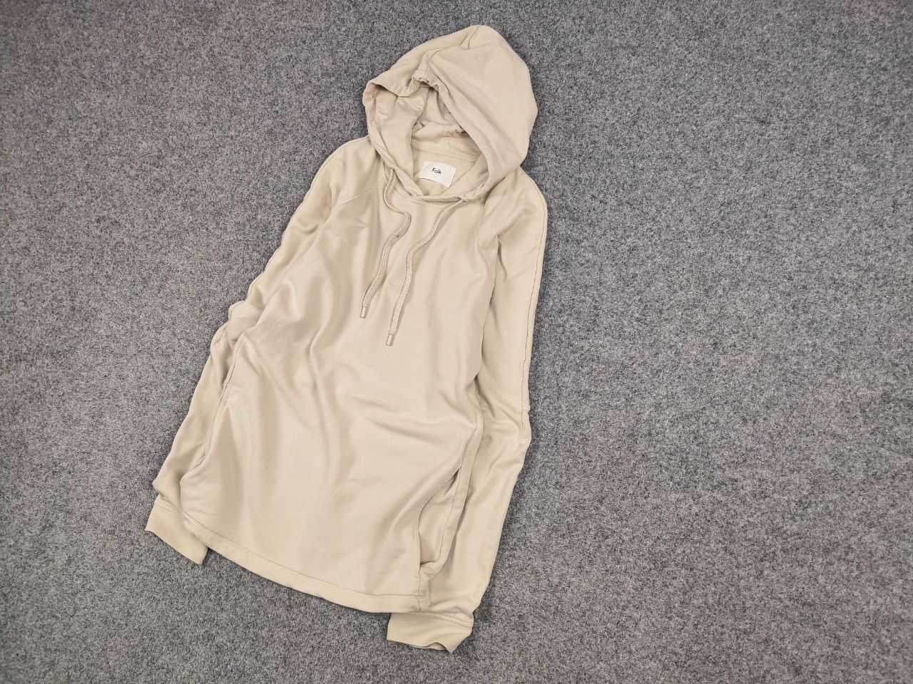 Folk Folk Design Cotton Beige Light Hoodie Size US XL / EU 56 / 4 - 3 Thumbnail