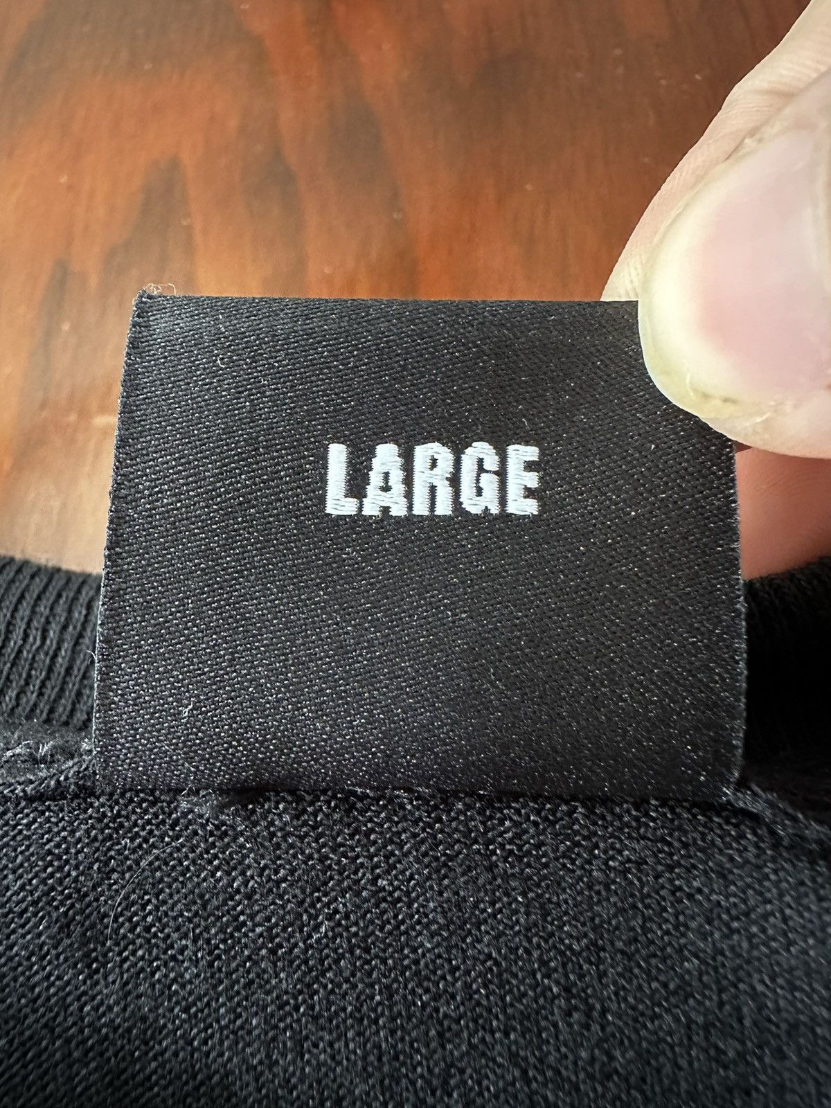 Revenge Revenge Black/Red Outline Logo Tee Size US L / EU 52-54 / 3 - 4 Thumbnail