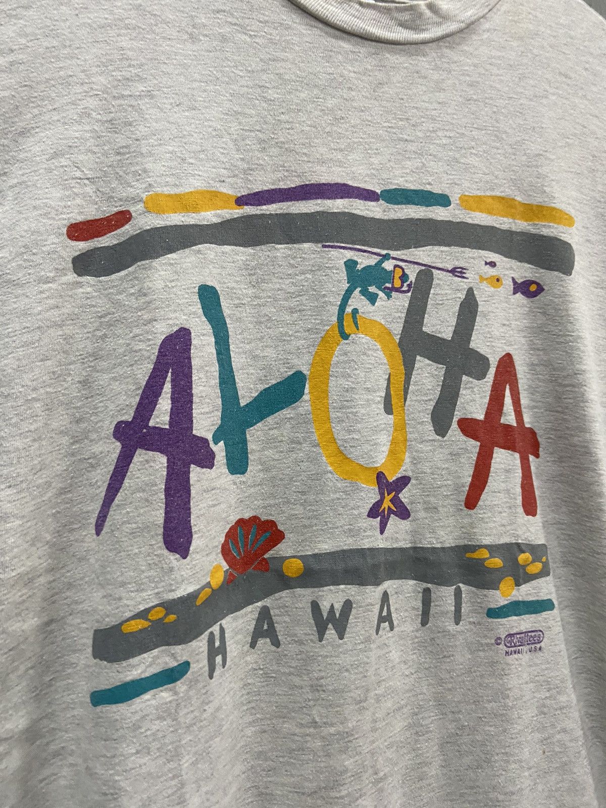 Hanes VINTAGE HAWAII ALOHA RIVAL TEES HAWAII USA TEE SHIRT Size US L / EU 52-54 / 3 - 3 Thumbnail