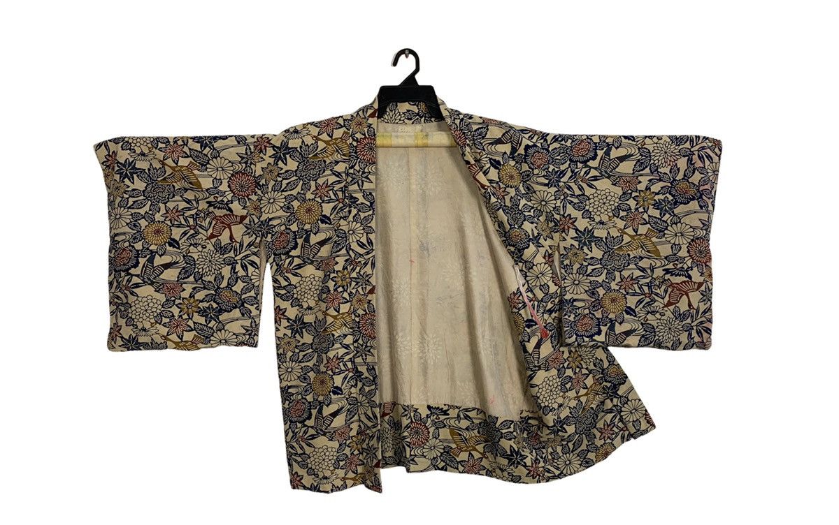 Edition Japan 90s Japanese Kimono Jinbei Haori Cardigan Floral Motifs Size XL / US 12-14 / IT 48-50 - 1 Thumbnail