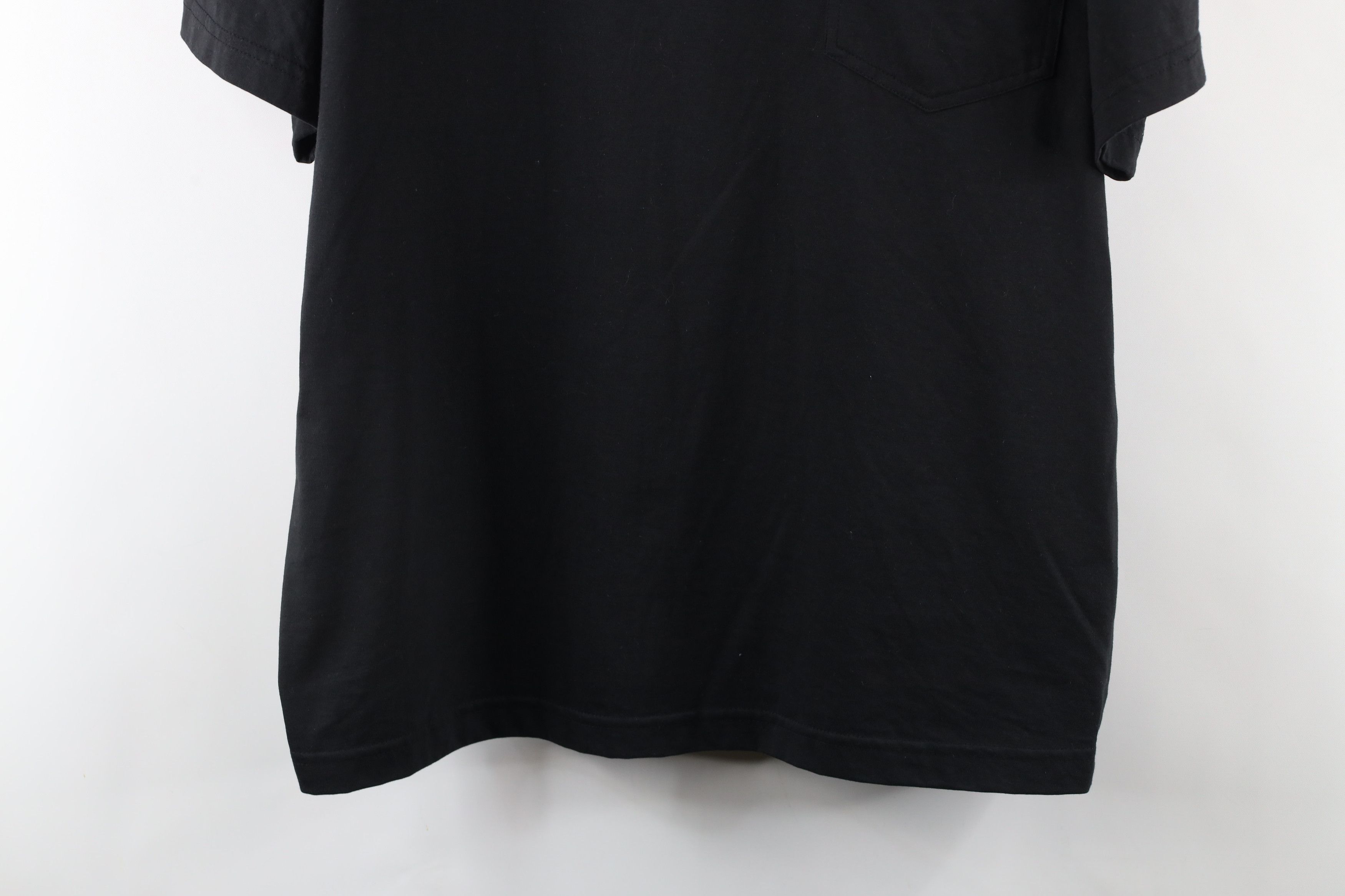 Vintage Deadstock Vintage 90s Streetwear Collared Polo Shirt Black Size US L / EU 52-54 / 3 - 3 Thumbnail