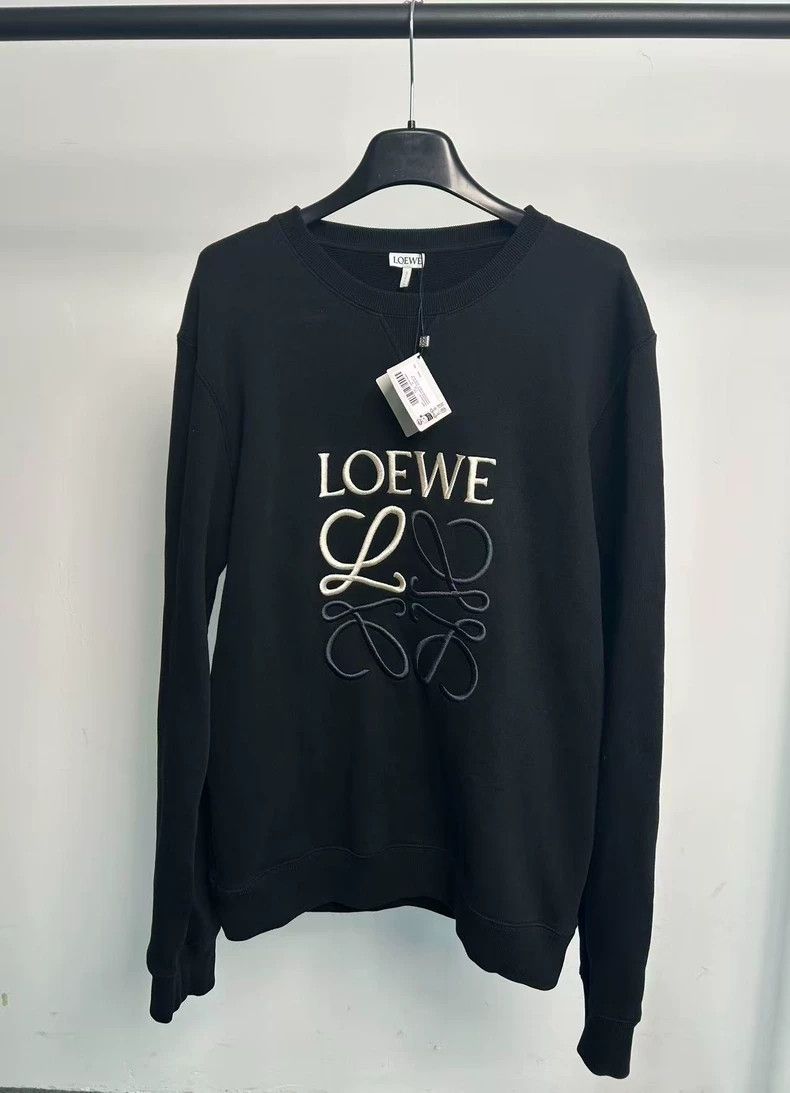 Loewe Loewe Anagram Logo embroidered cotton pullover sweater Size M / US 6-8 / IT 42-44 - 1 Thumbnail
