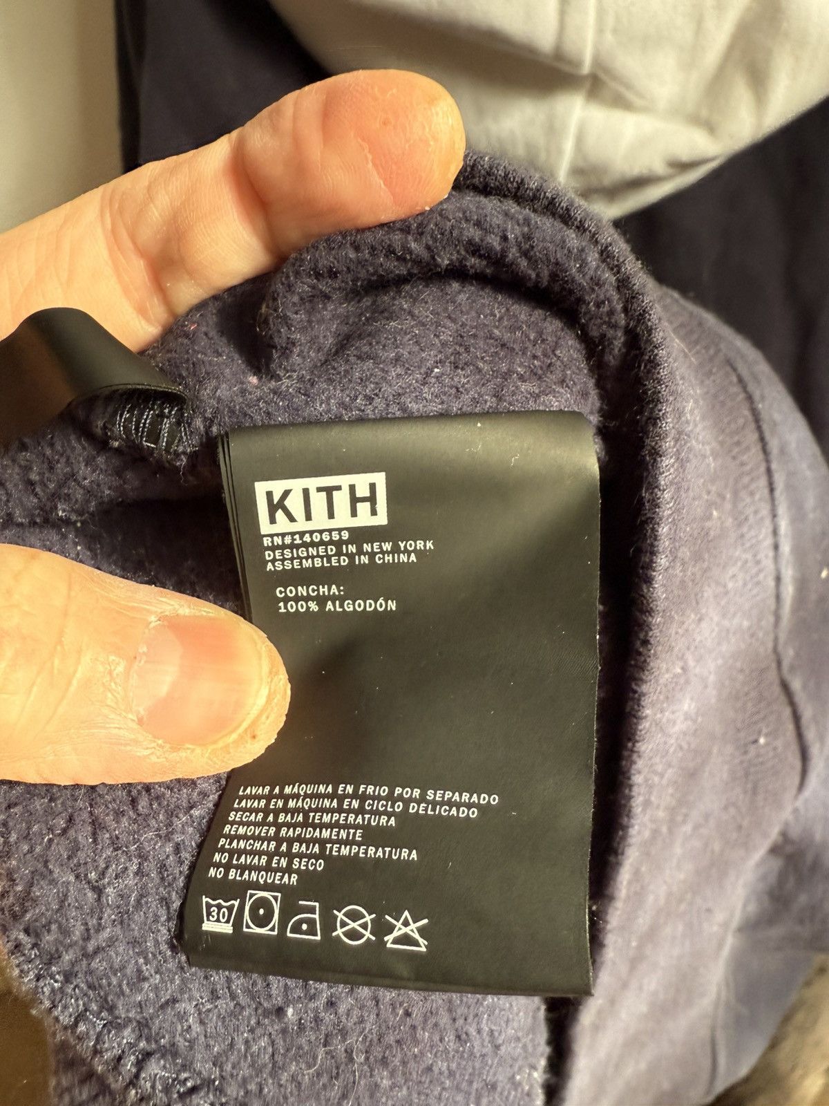 Kith Kith Williams II Hoodie - Navy - XXL Size US XXL / EU 58 / 5 - 9 Thumbnail