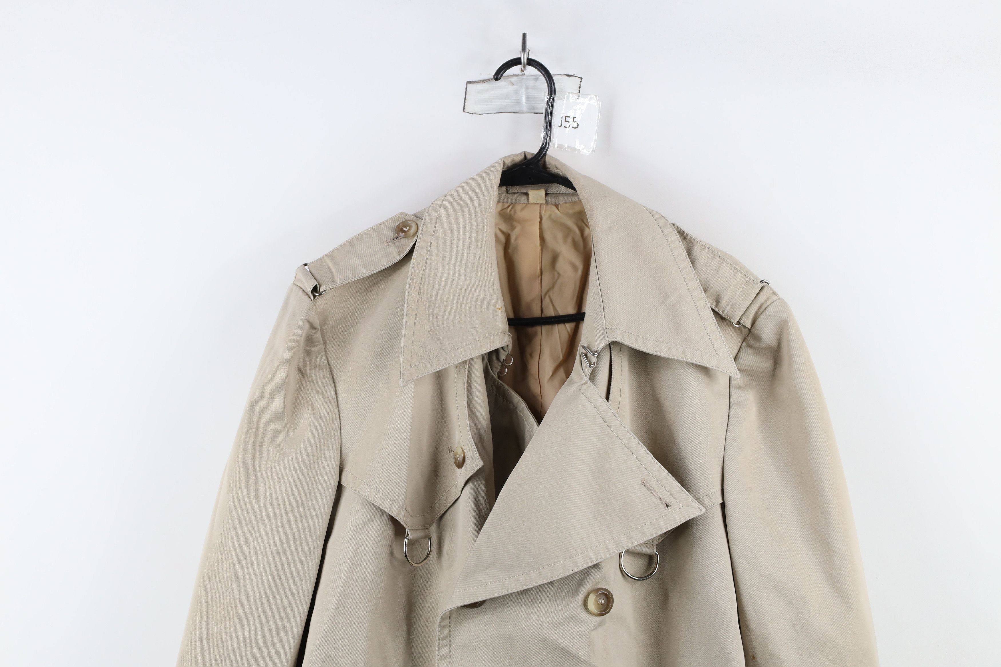 Vintage Vintage 80s 90s Streetwear Breasted Trench Coat Jacket Size US L / EU 52-54 / 3 - 2 Thumbnail