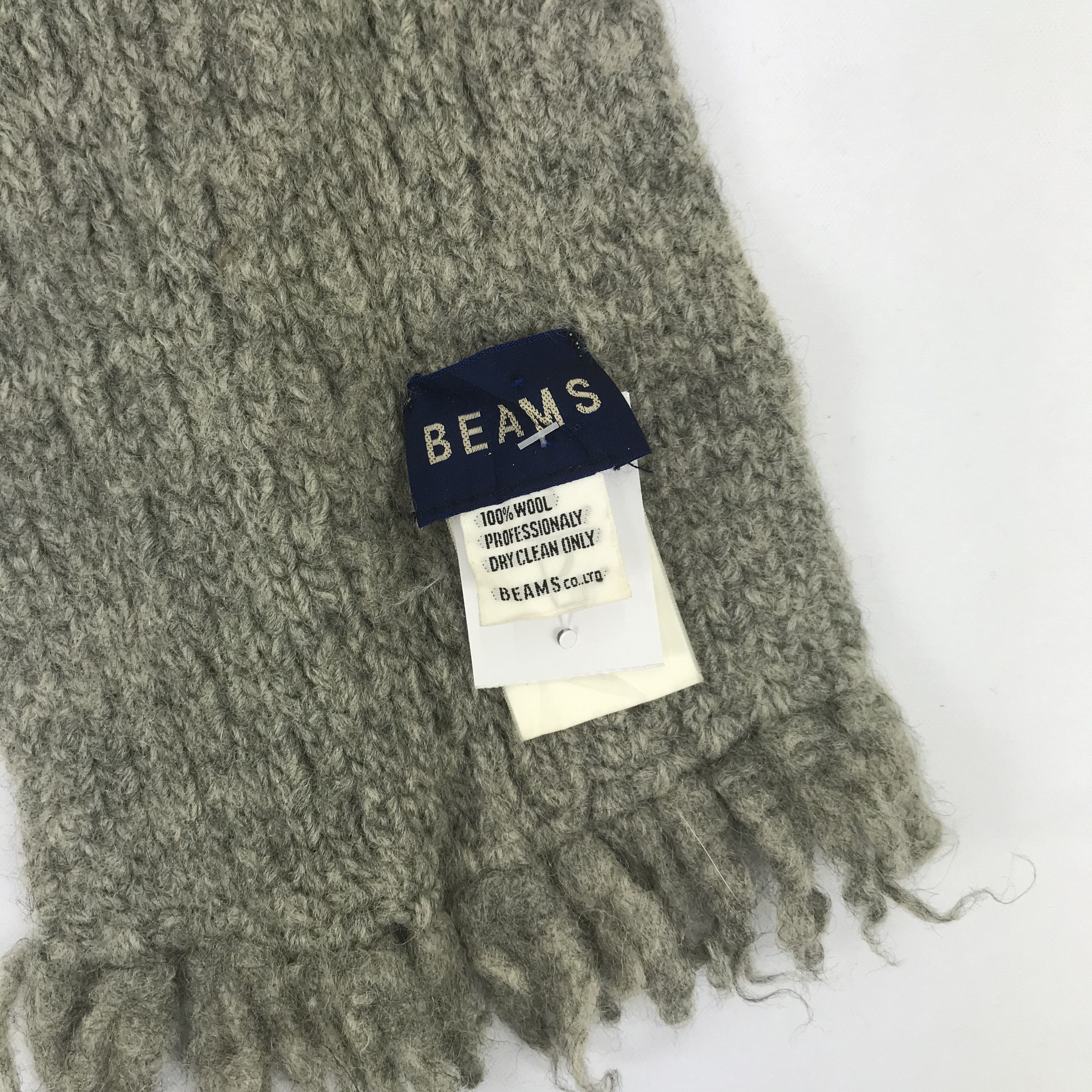 Beams Plus Vintage Beams Scarf Muffler Wool Scarves Size ONE SIZE - 4 Thumbnail