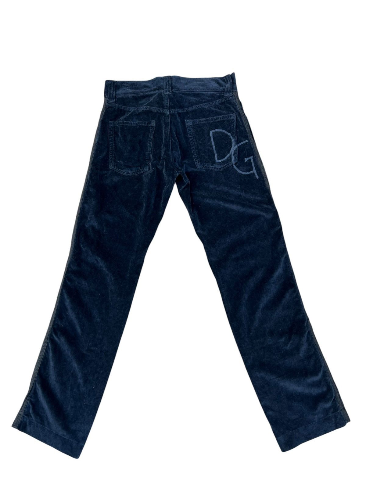 Dolce & Gabbana Dolce & Gabbana Italy Side Striped Velvet Trouser Pant Size US 30 / EU 46 - 11 Thumbnail