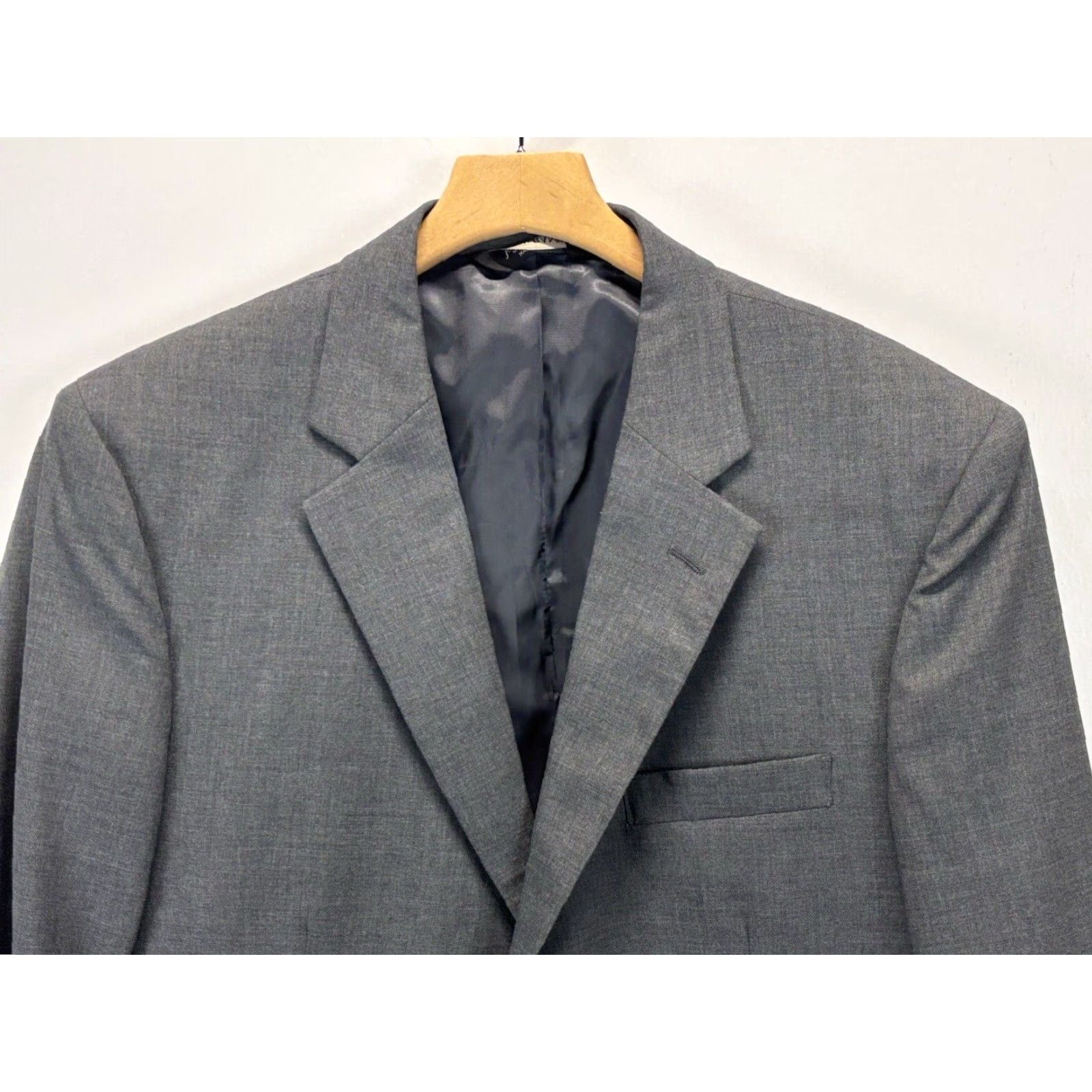 Jos. A. Bank Jos. A. Bank Gray Wool Blazer Jacket Mens 42S Short Business Size 42S - 2 Thumbnail