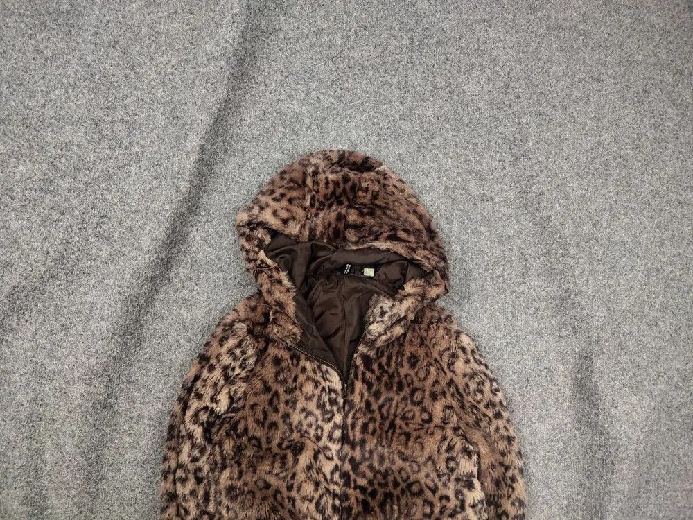 If Six Was Nine Vintage Y2K LGB Style Leopard hysteric Fur Hooded Jacket Size S / US 4 / IT 40 - 1 Thumbnail