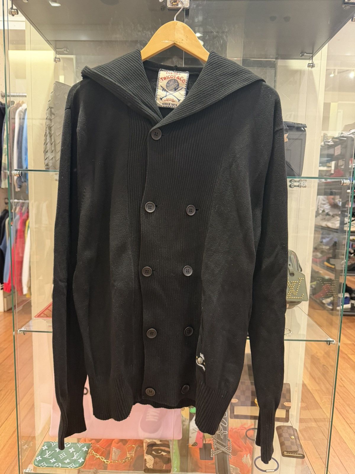 Diesel Diesel Hooded Cardigan Size US XXL / EU 58 / 5 - 1 Thumbnail
